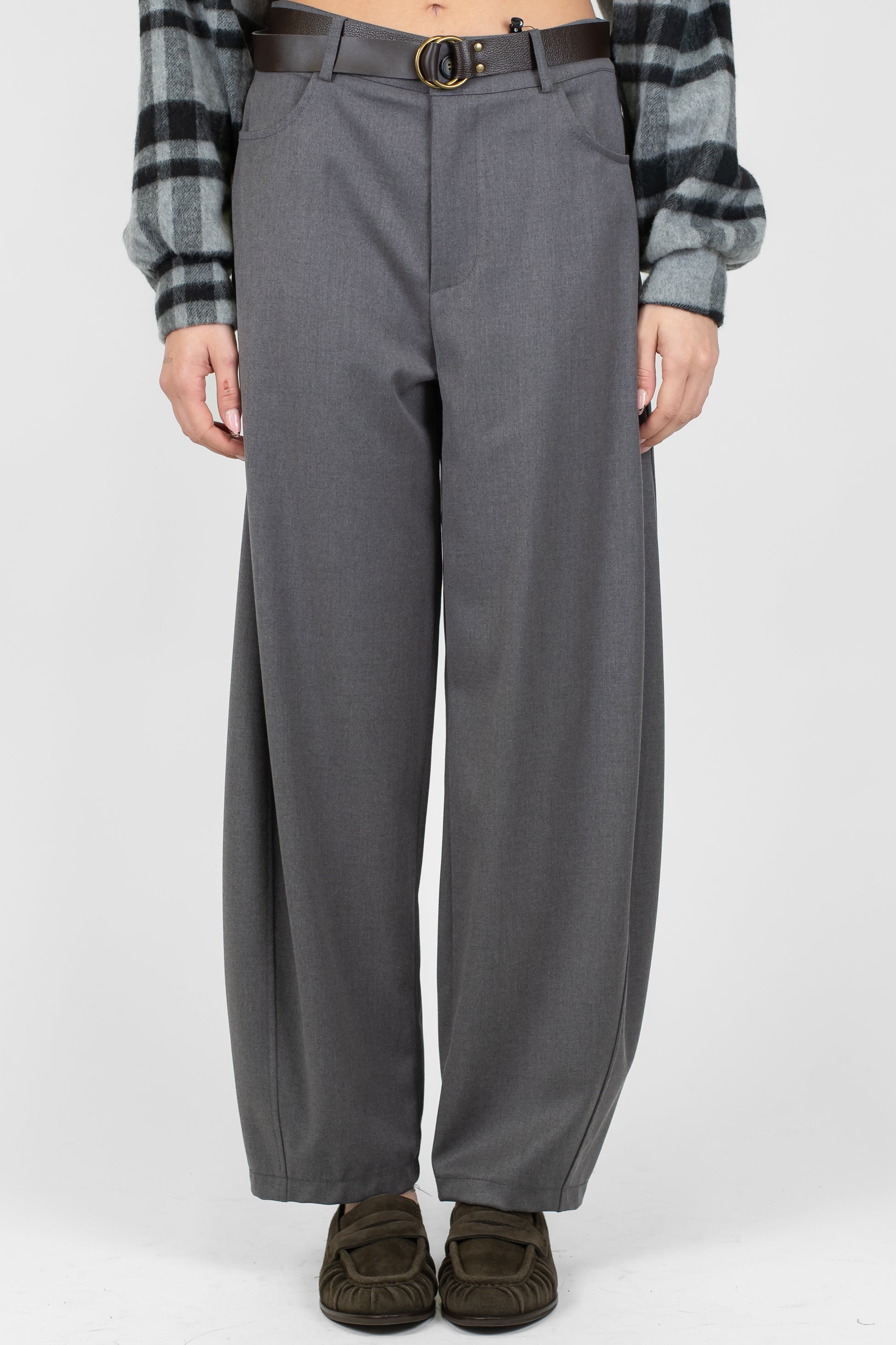 Haveone - Pantalone tinta unita balloon