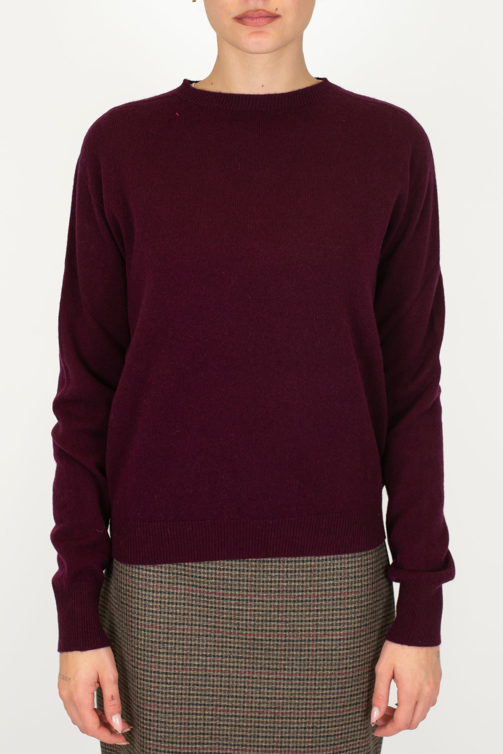 Tensione in - Maglia slim in pura lana