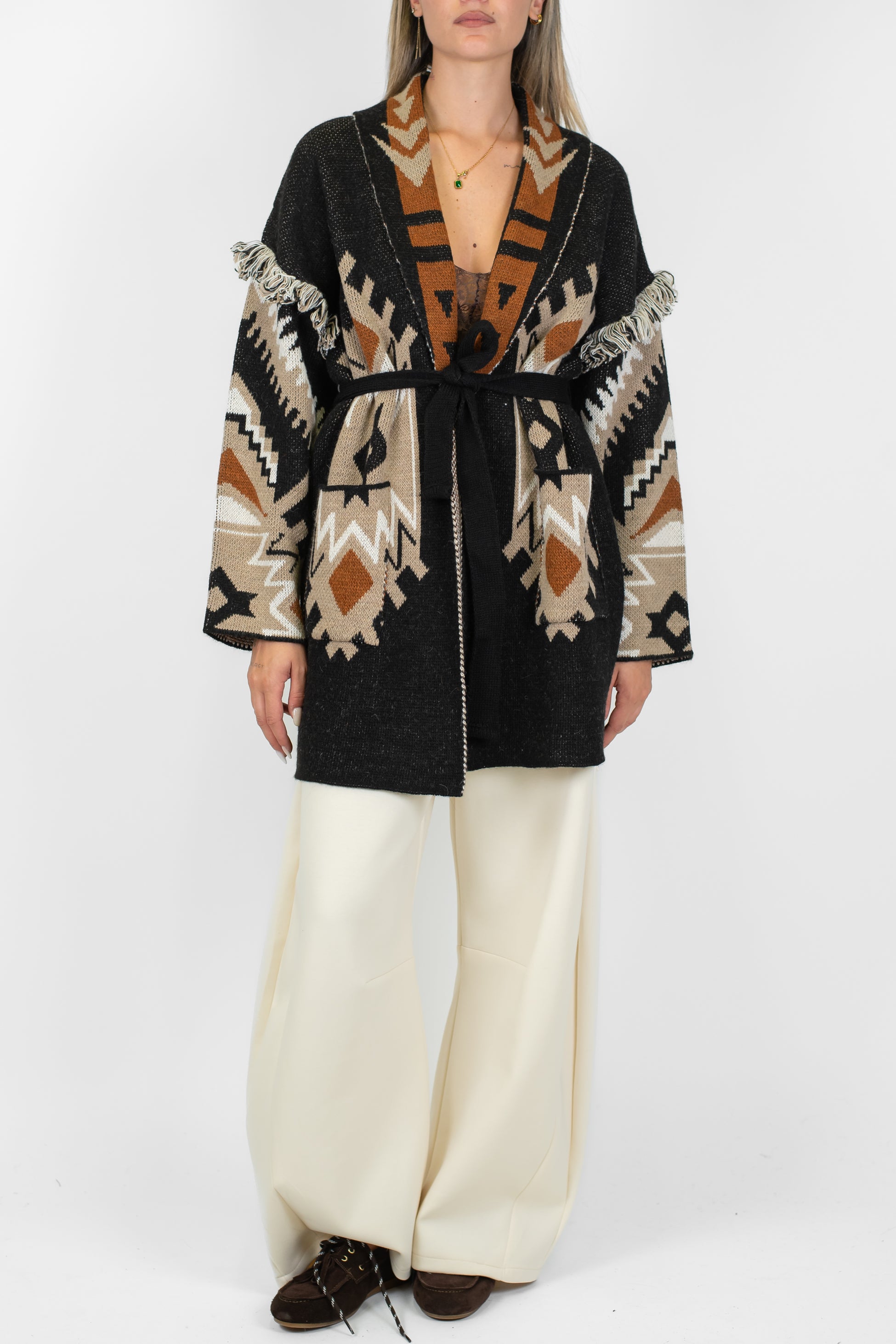 Motel - Pantalone balloon ampio con elastico in vita