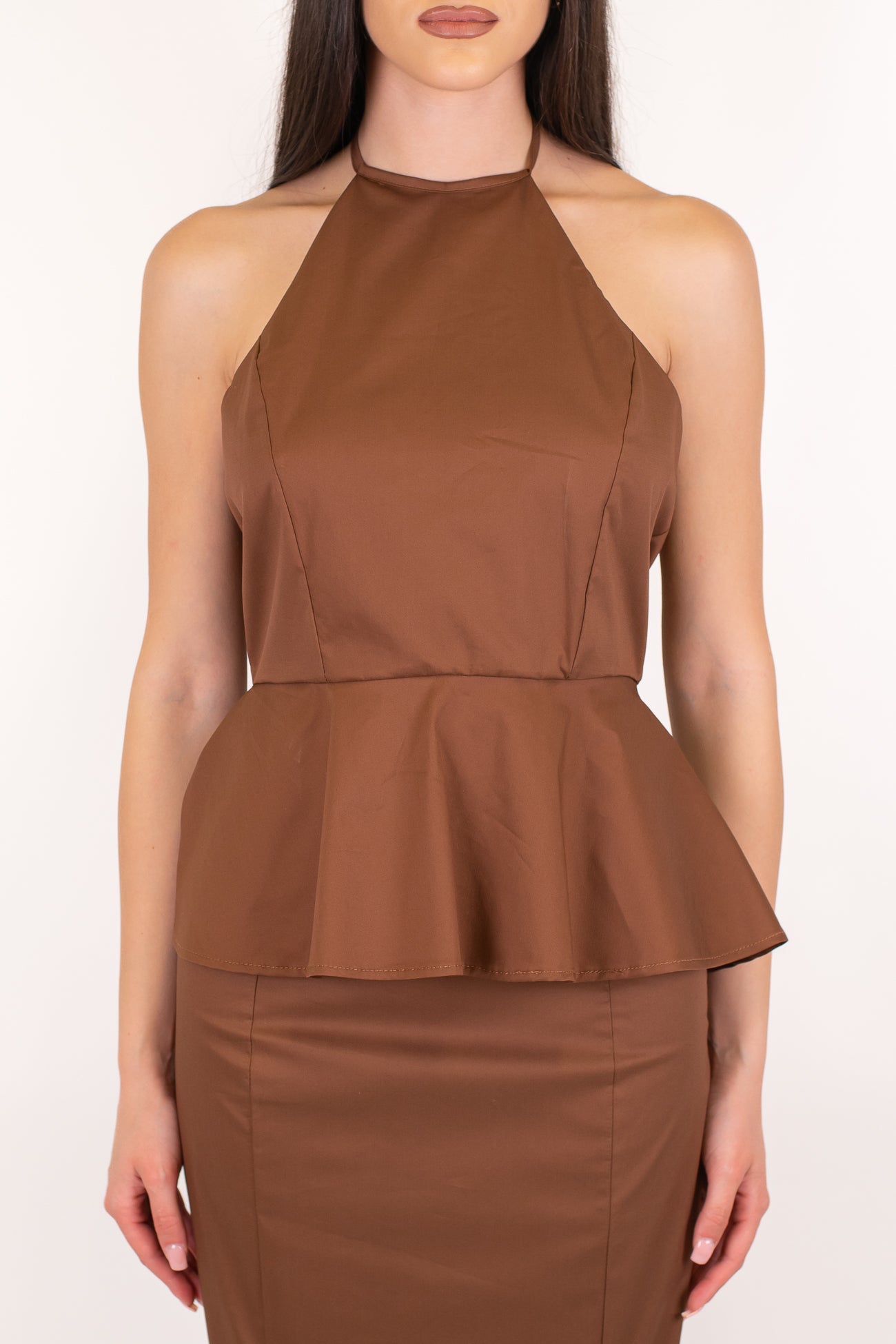 Dixie - Top scollo americano svasato con scollatura sul retro