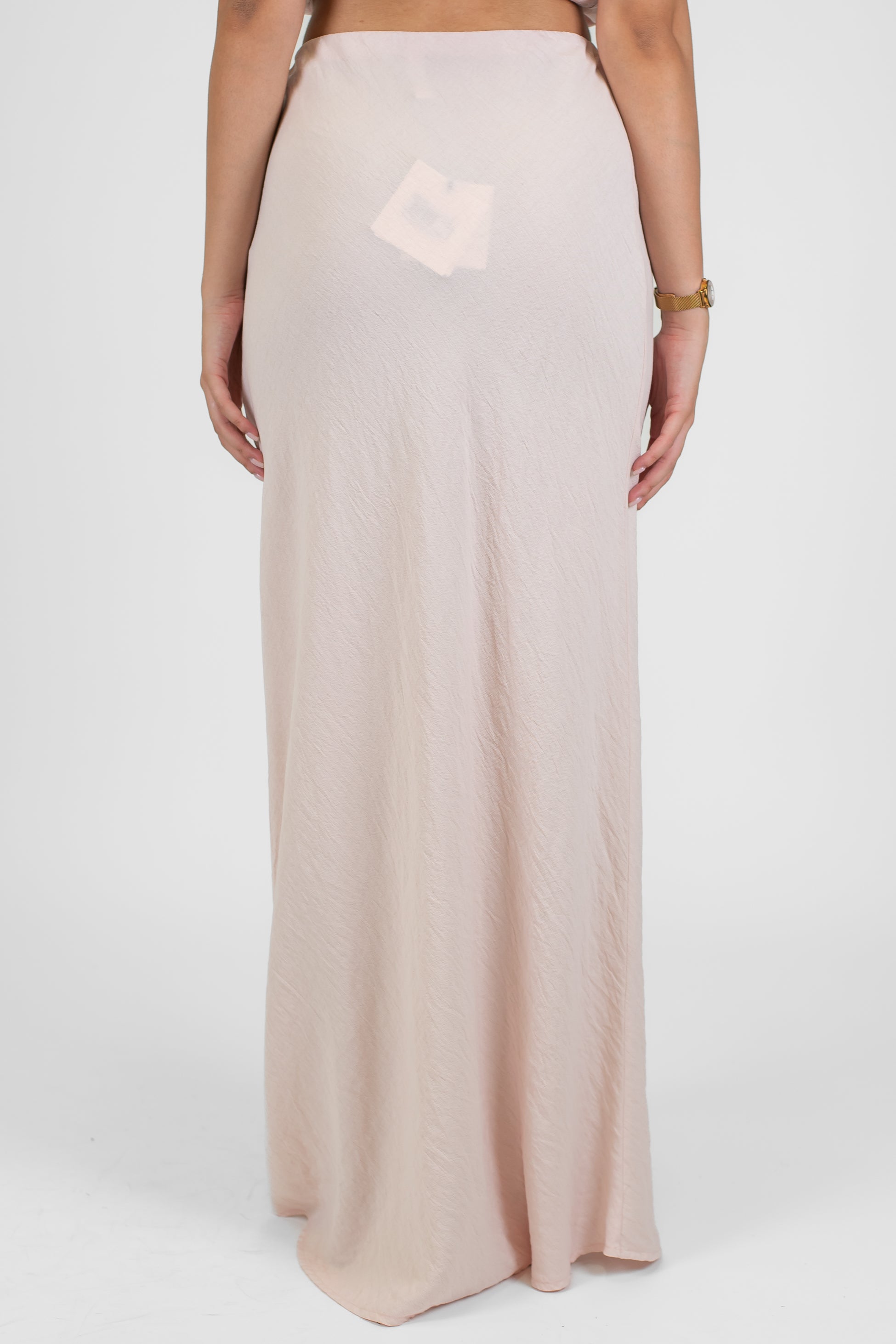 Tensione in - Gonna in viscosa leggera con elastico in vita