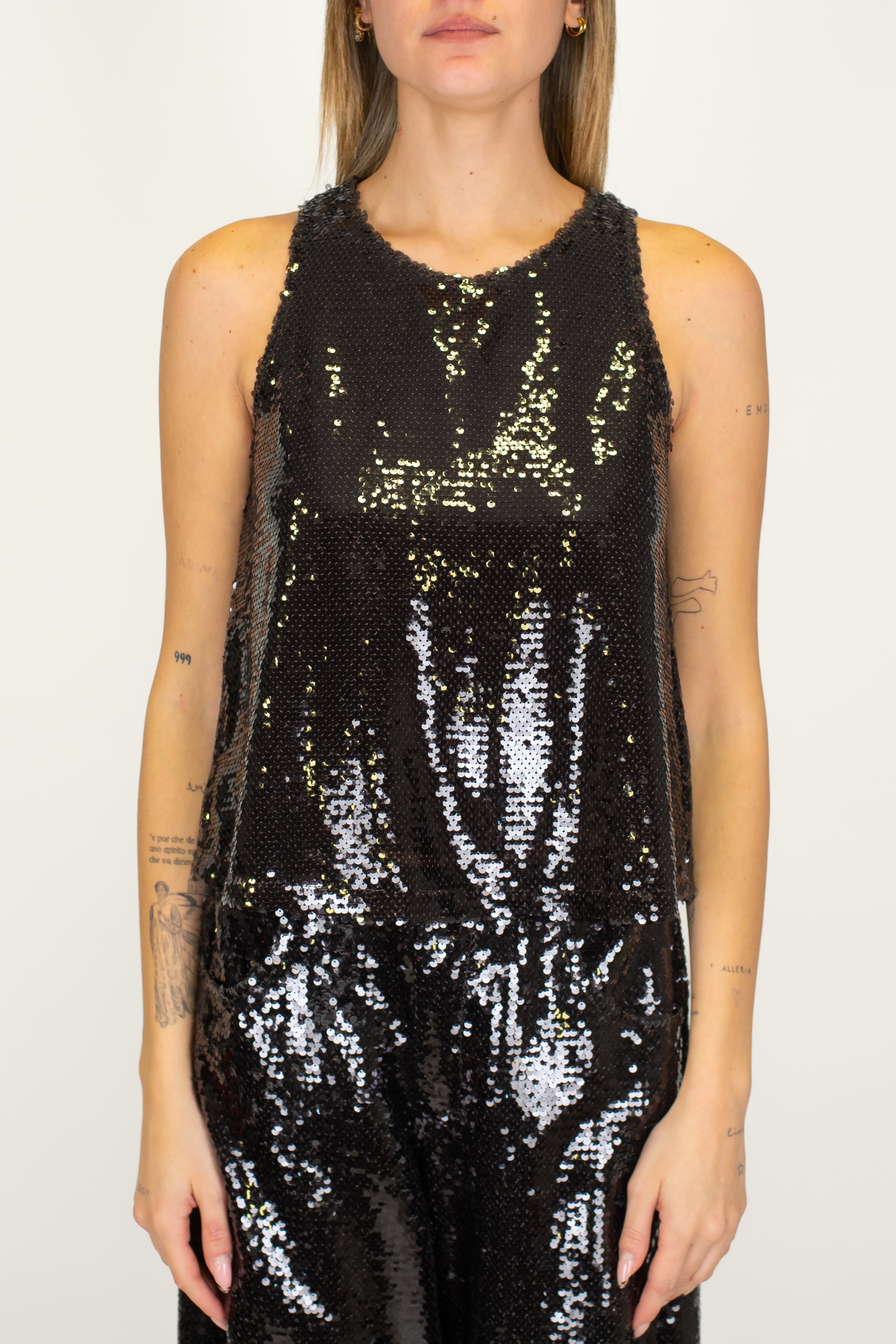 Tensione in - Top paillettes