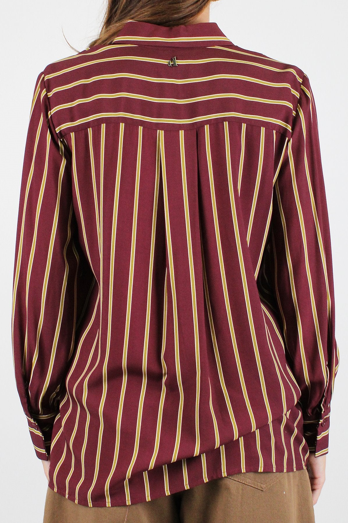 Dixie - Camicia fantasia a righe in viscosa