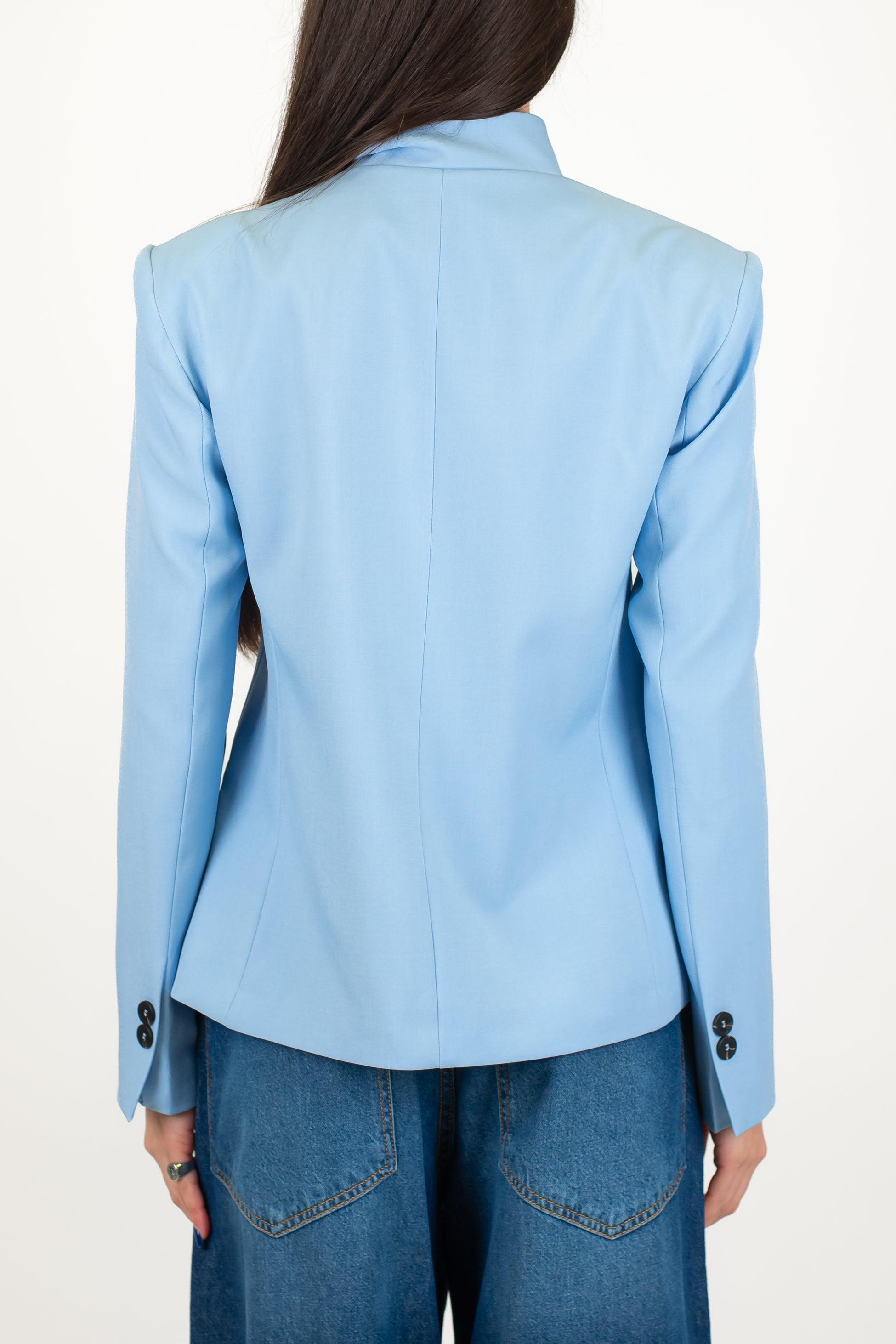 Haveone - Giacca coreana con chiusura superiore asimmetrica e spalline