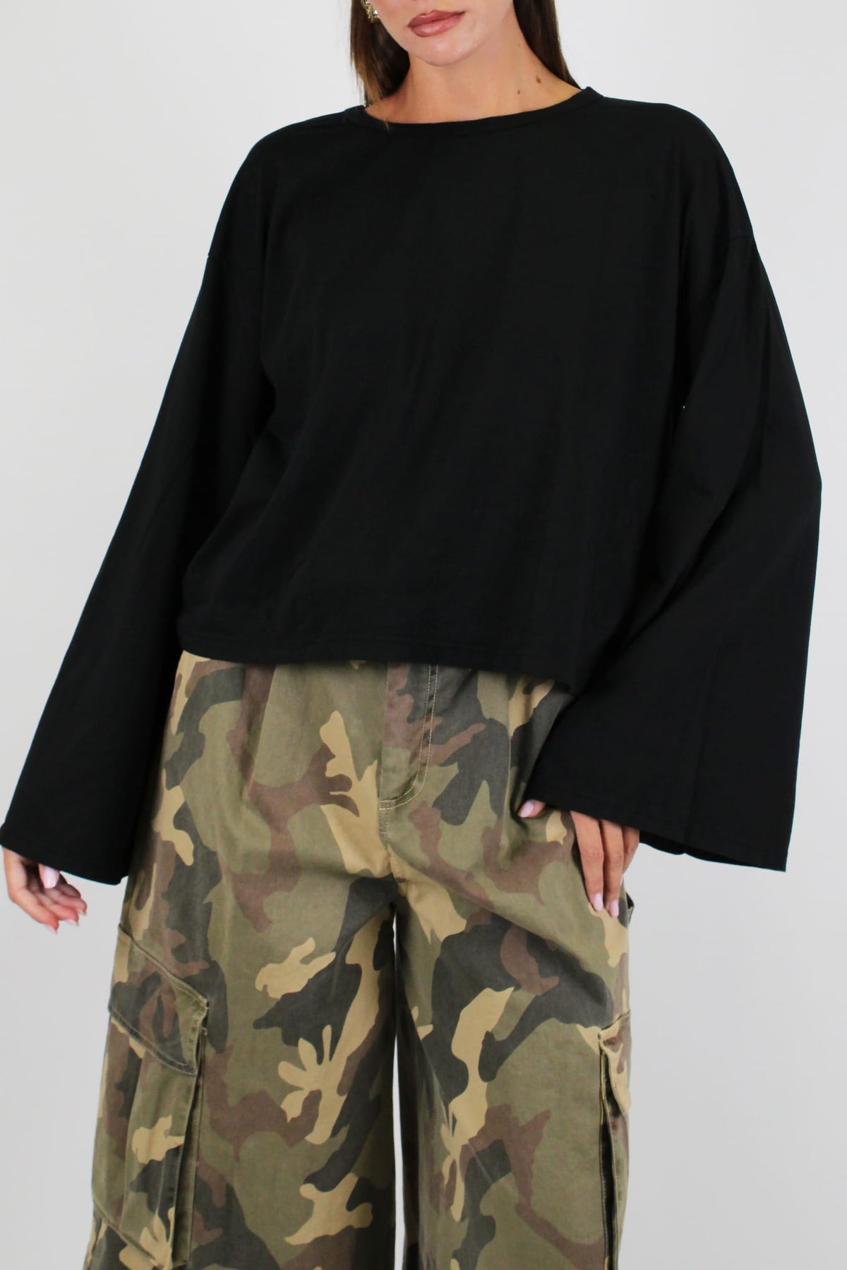 Tensione in - Shirt manica lunga over