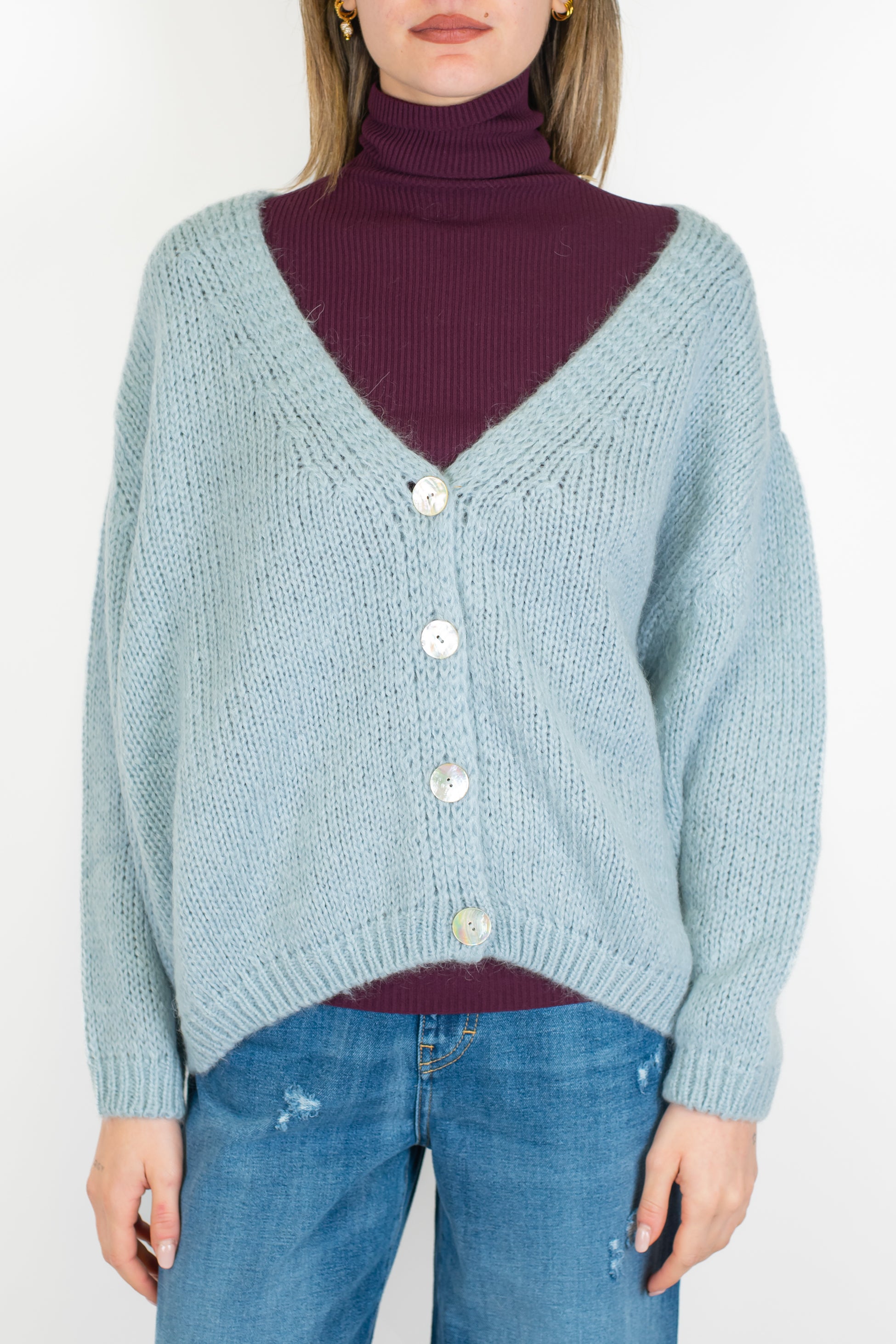 Kontatto - Cardigan quattro bottoni