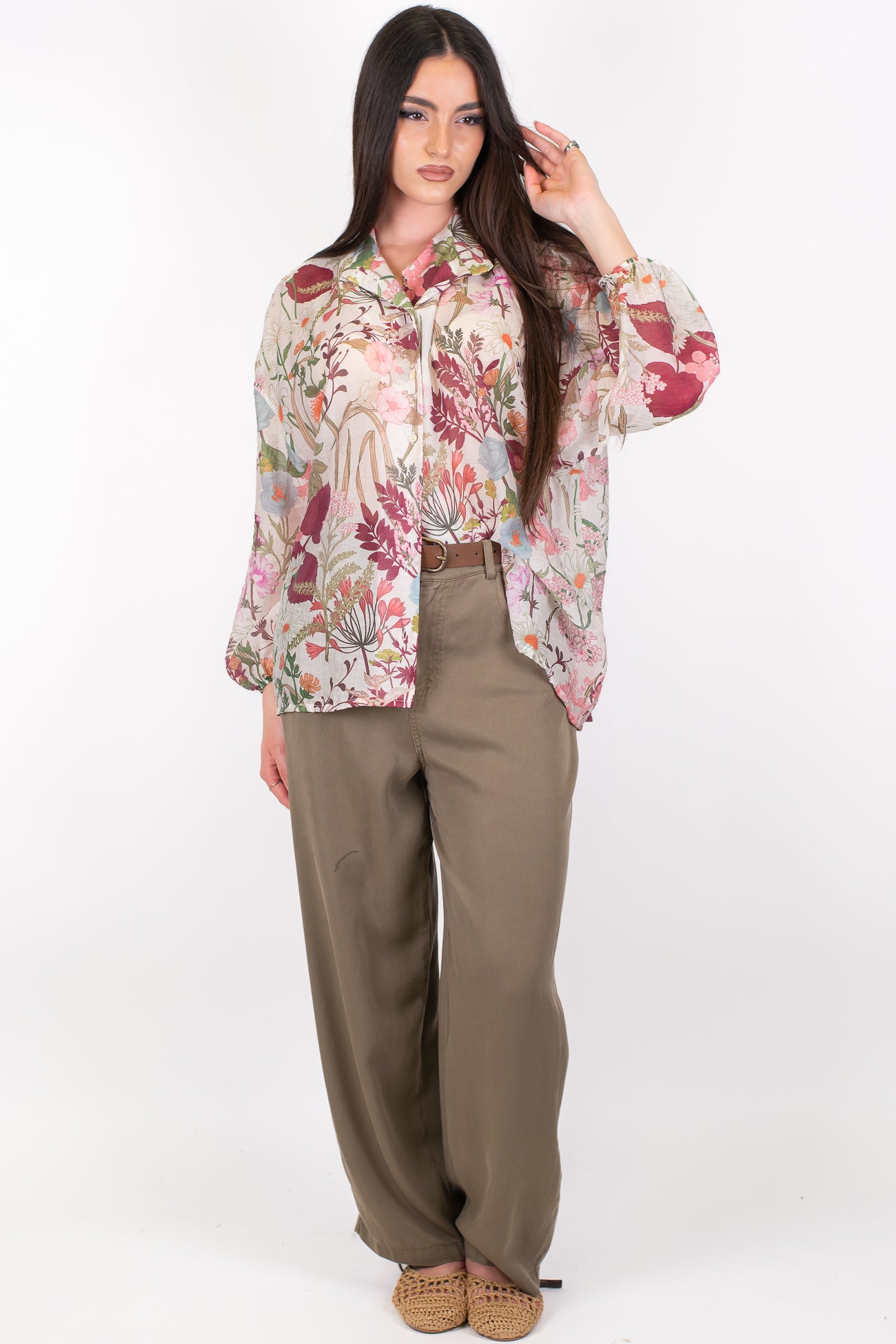 Tensione in - Pantalone barrell in lyocell
