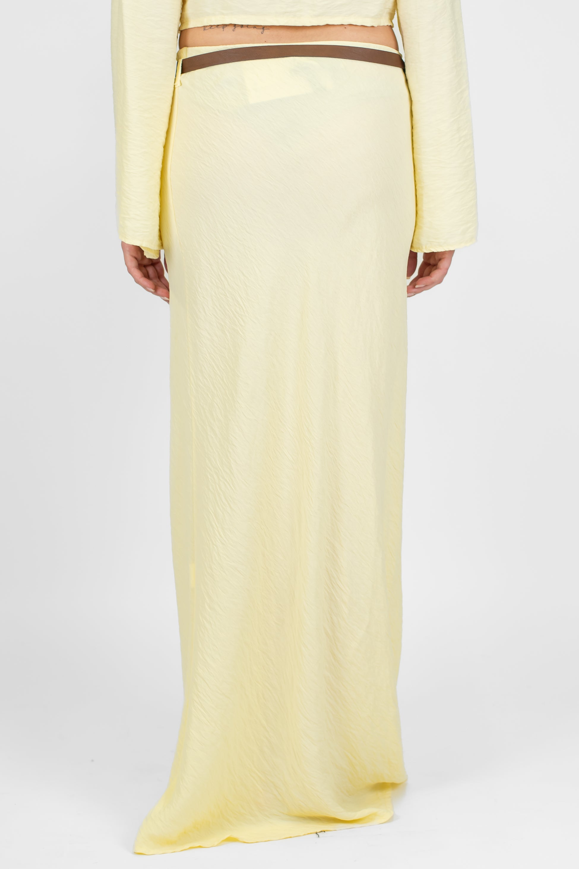 Haveone - Gonna in viscosa leggera con elastico in vita