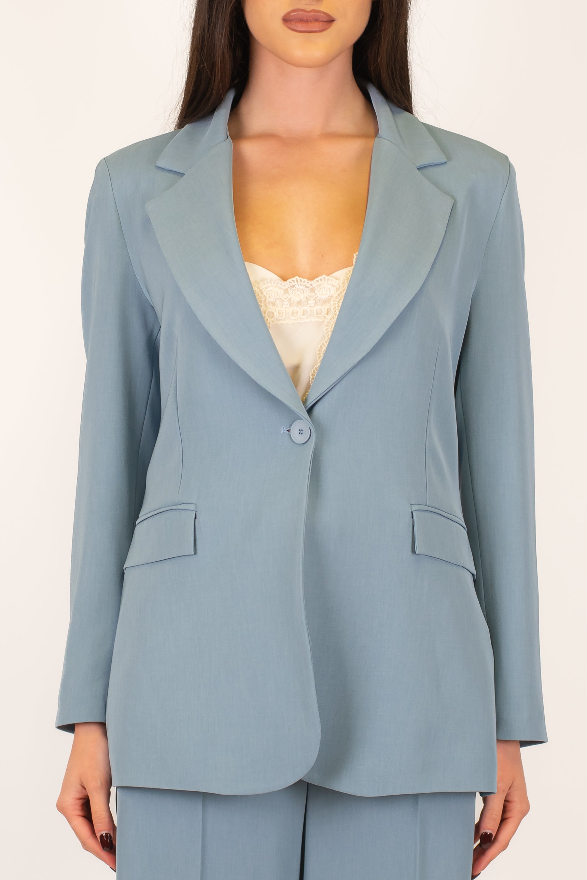 Motel - Giacca monopetto in tessuto fluido