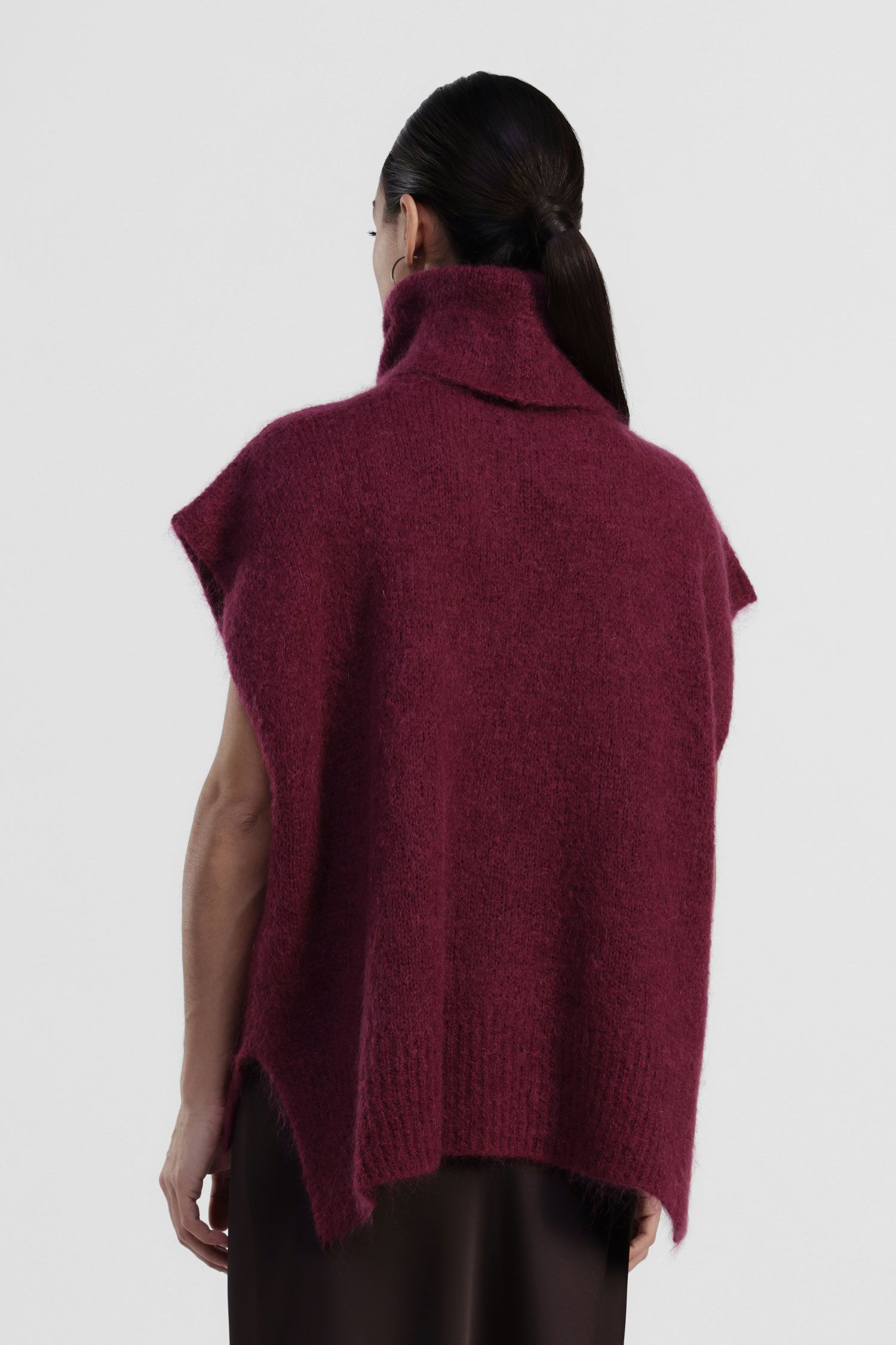 Dixie - Dolcevita over giromaniche in misto lana con collo morbido