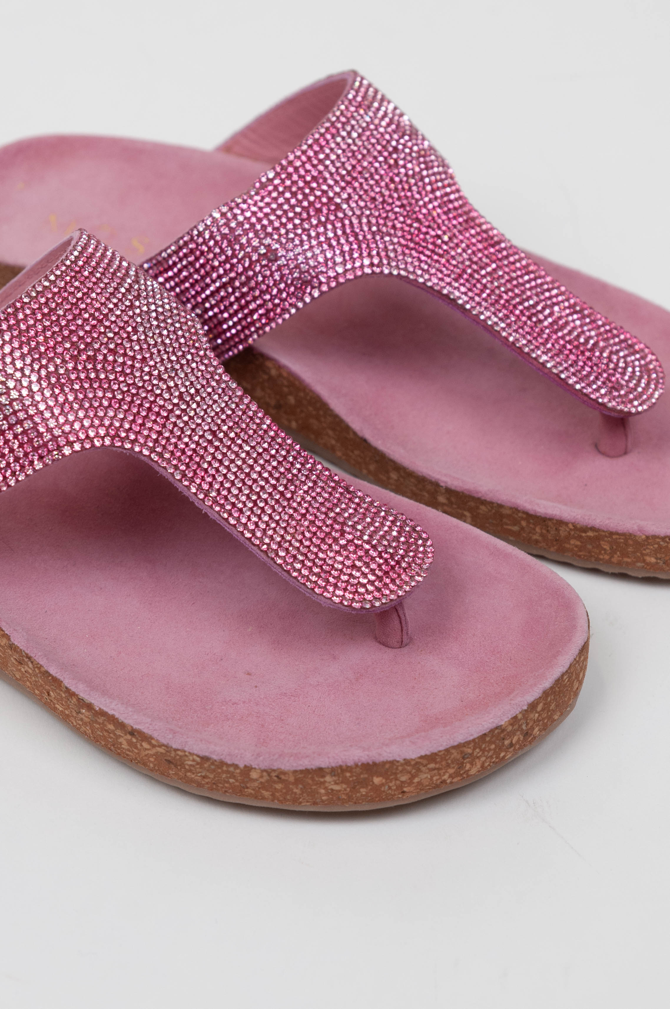 Mosaic - Flip-flop sandal with rhinestones