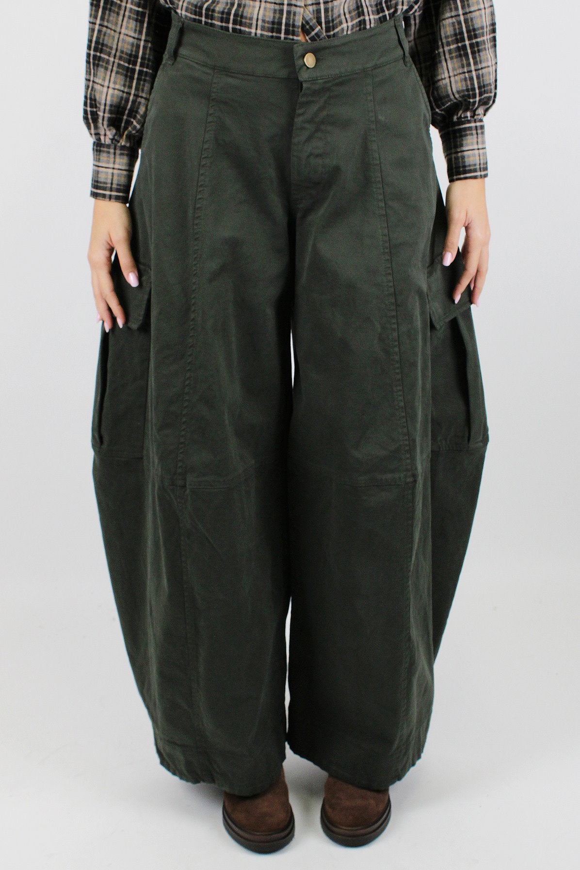 Tensione in - Pantalone barrell cargo