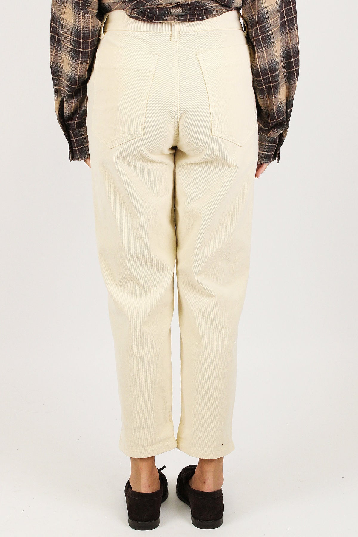 Souvenir - Pantalone regular in velluto a coste con chiusura bottoni