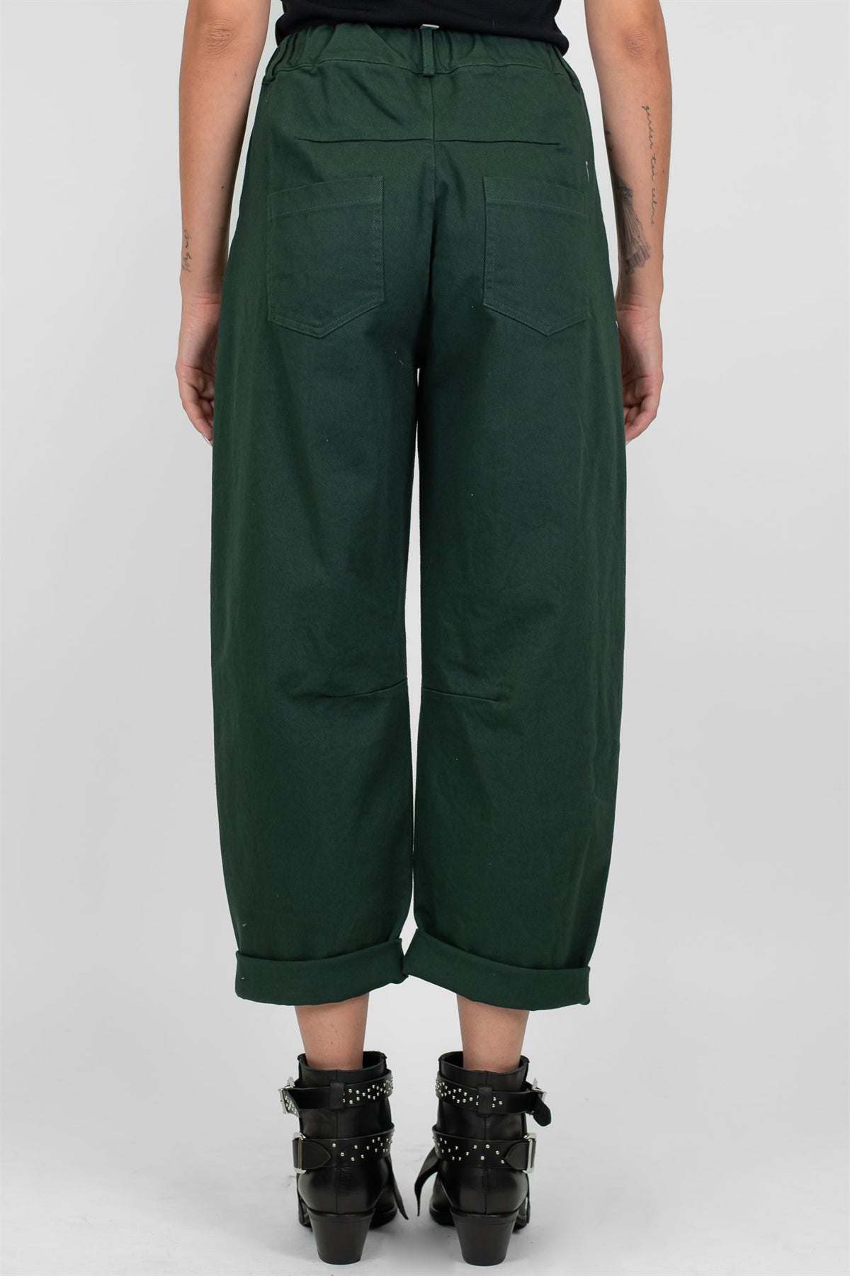 Tensione in - Pantalone balloon in denim colorato