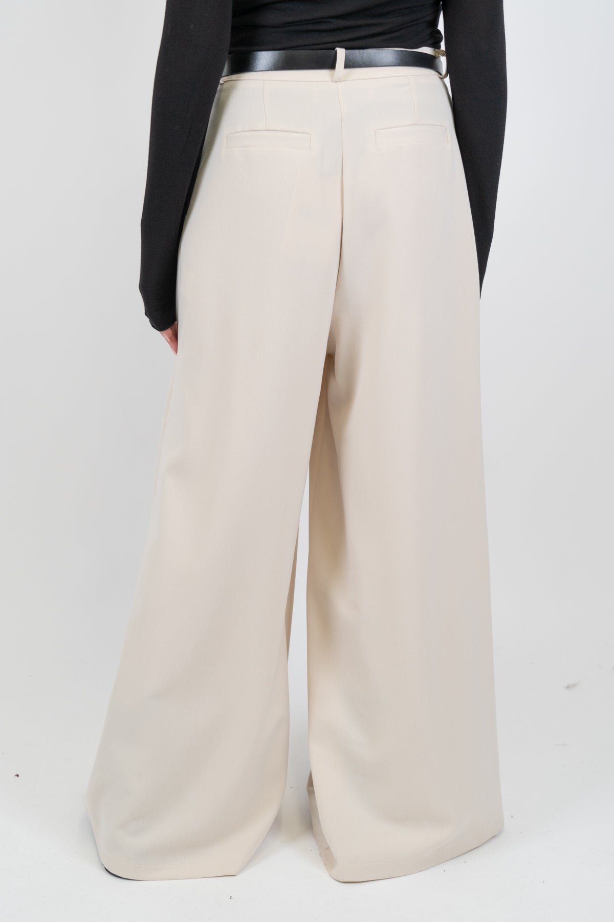 Haveone - Pantalone palazzo con pinces