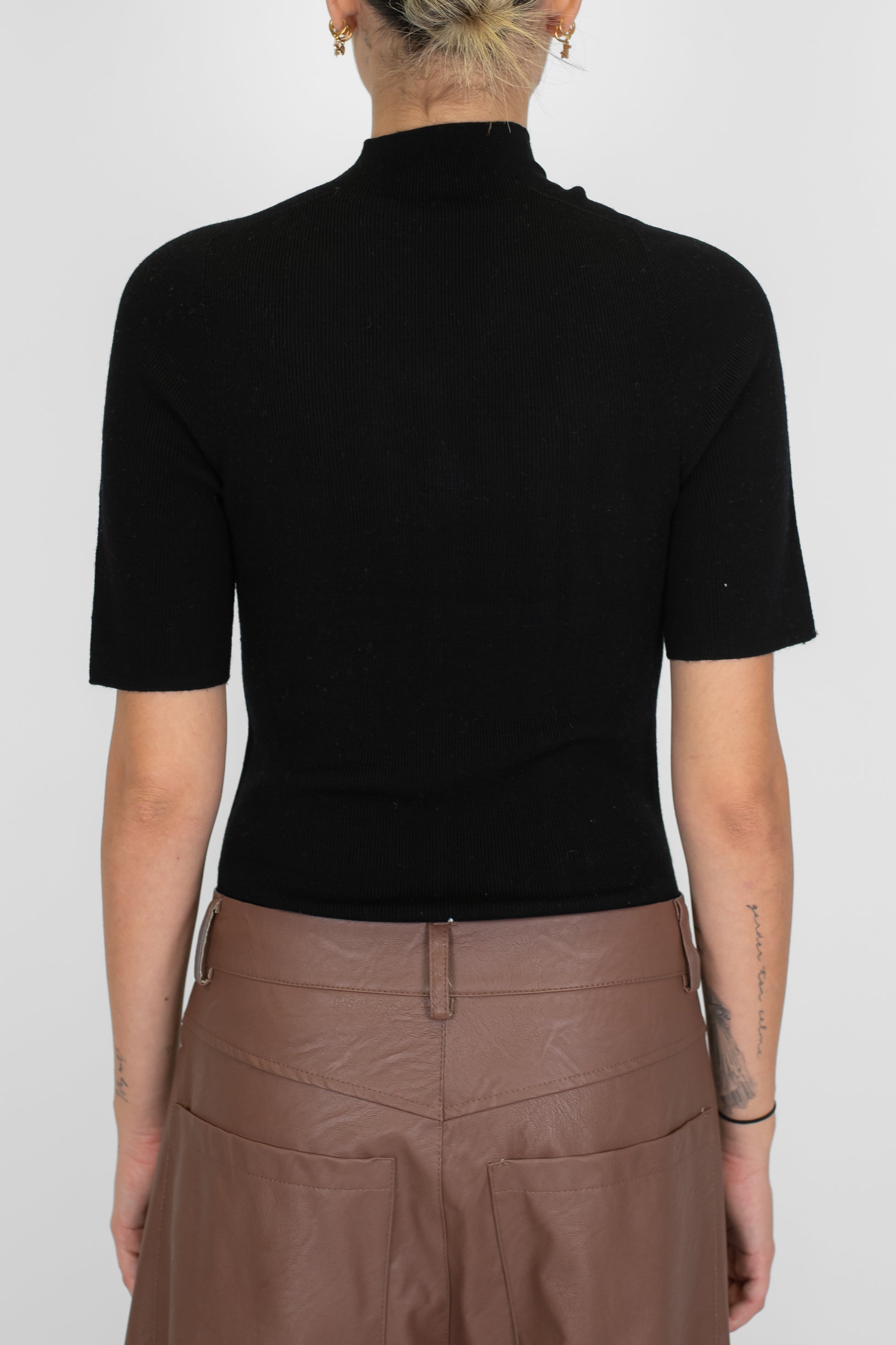 Haveone - Lupetto a costine mezzamanica in pura lana