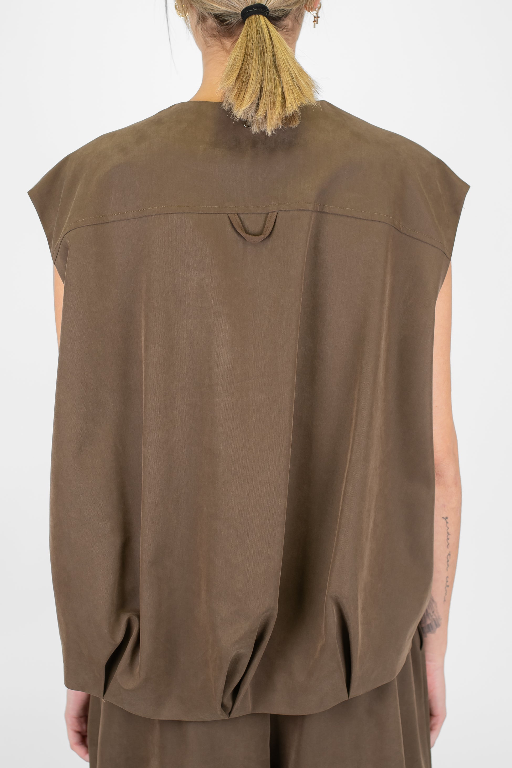 Dixie - Gilet con taschini laterali e chiusura con zip