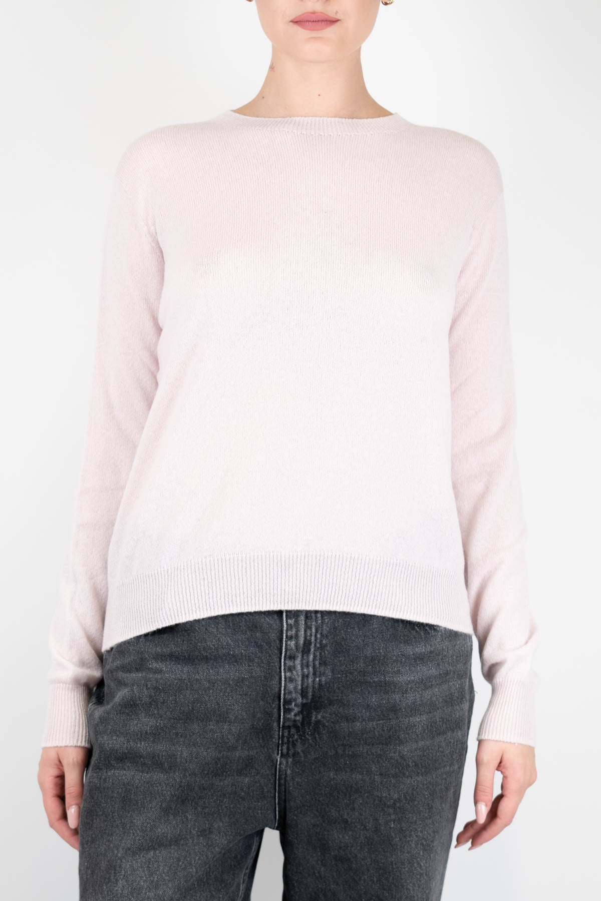 Tensione in - Maglia girocollo in 100% puro cashmere