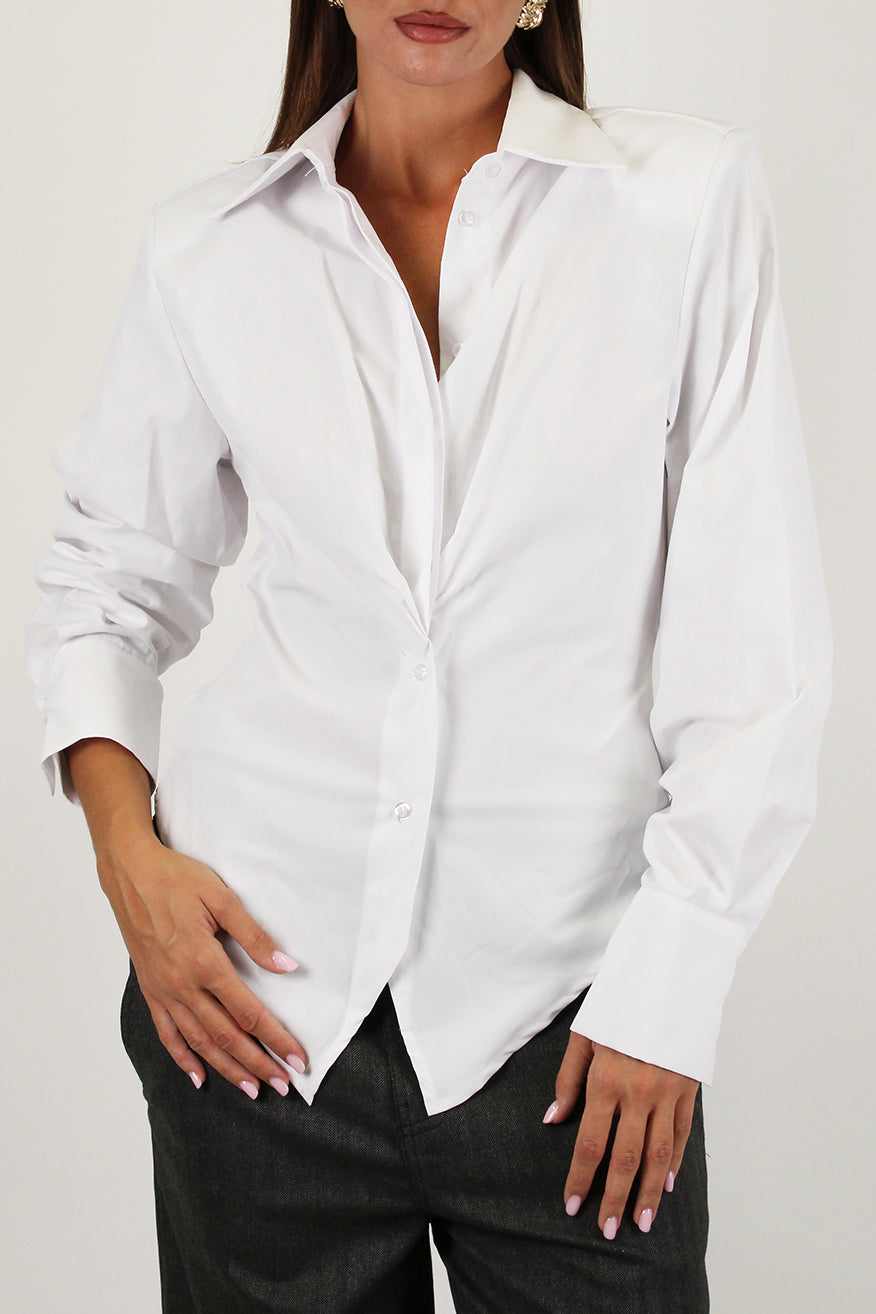 Tensione in - Camicia tinta unita avvitata