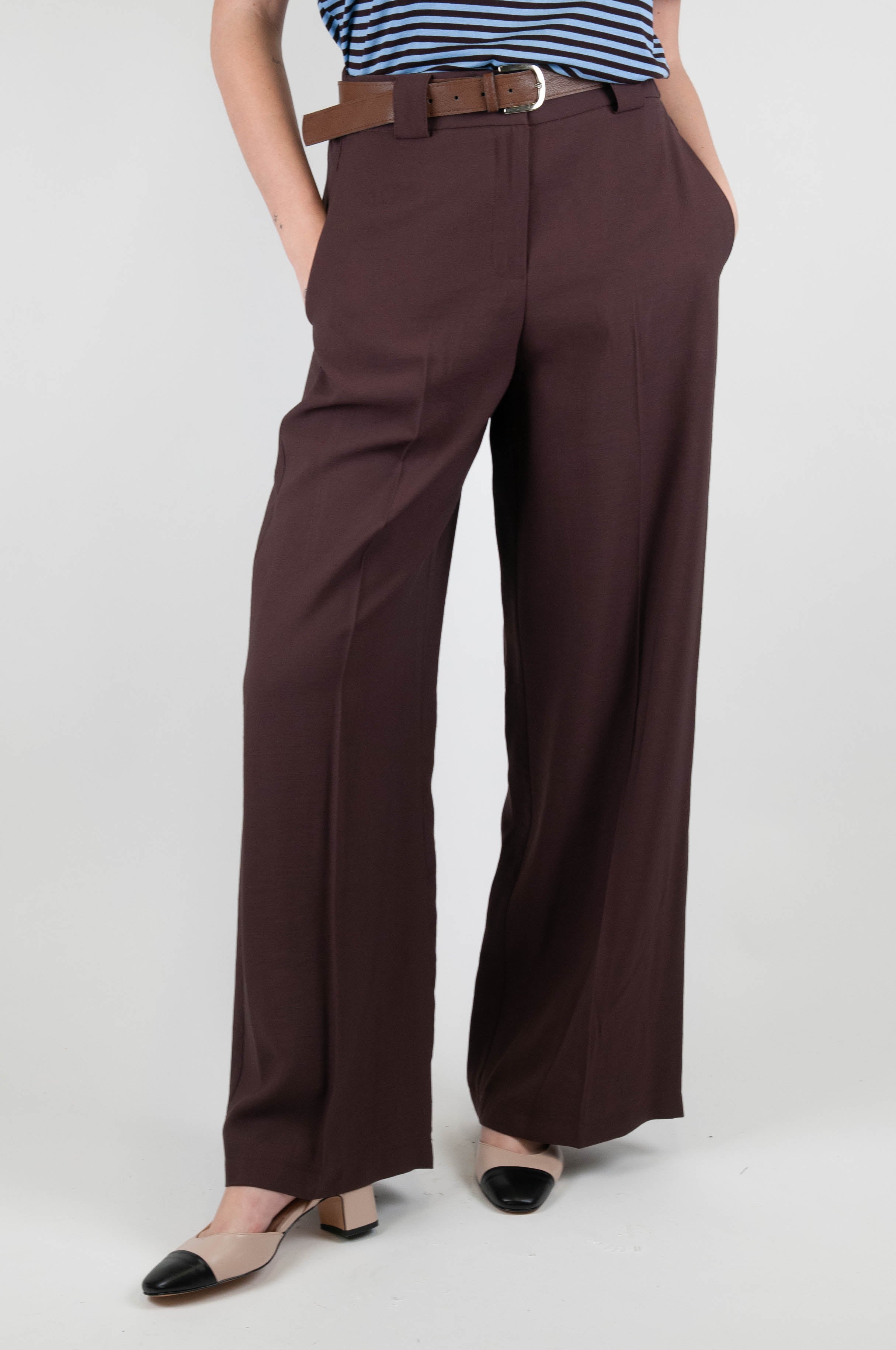 Tension in - Palazzo trousers with elastic on the back