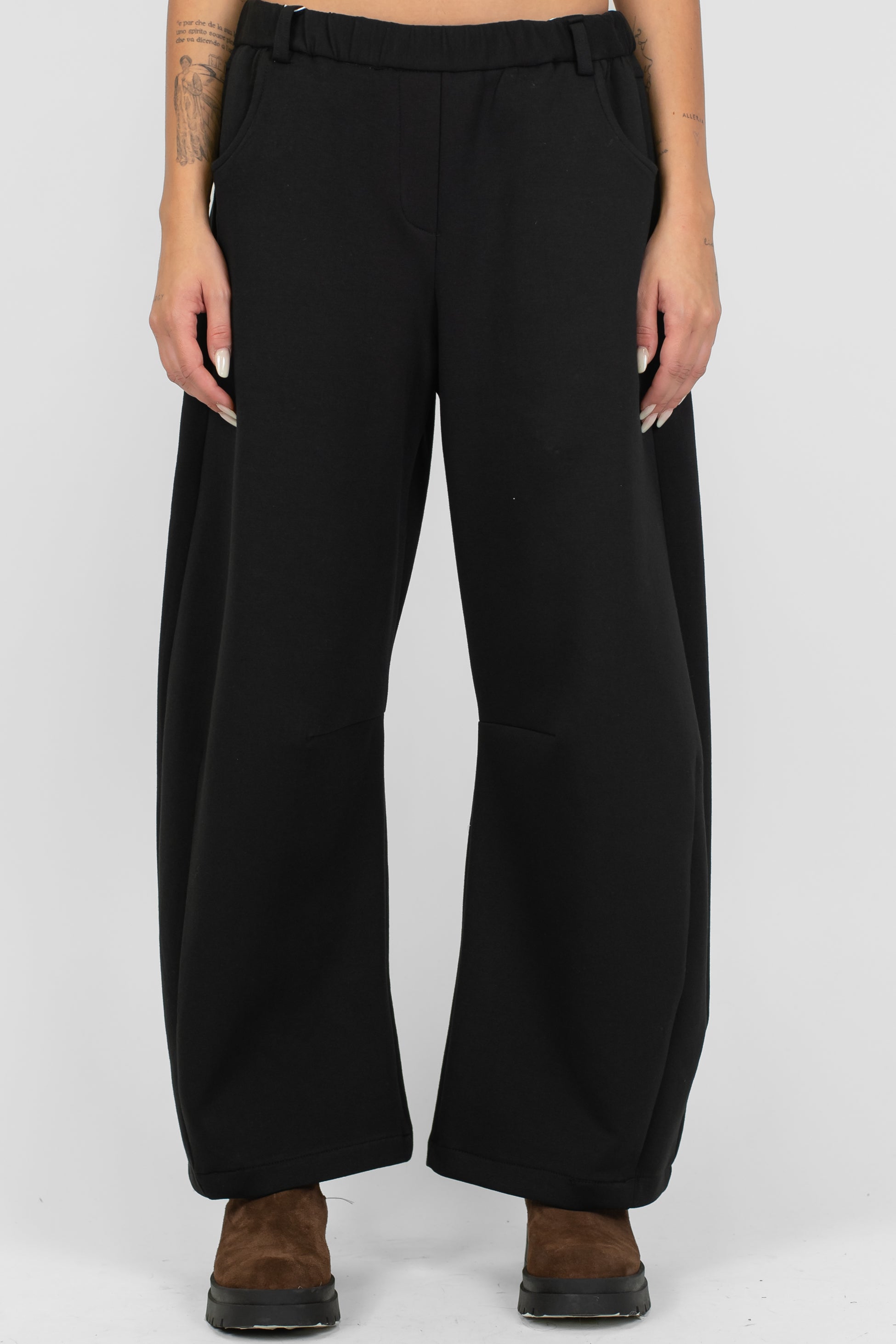 Motel - Pantalone balloon ampio con elastico in vita