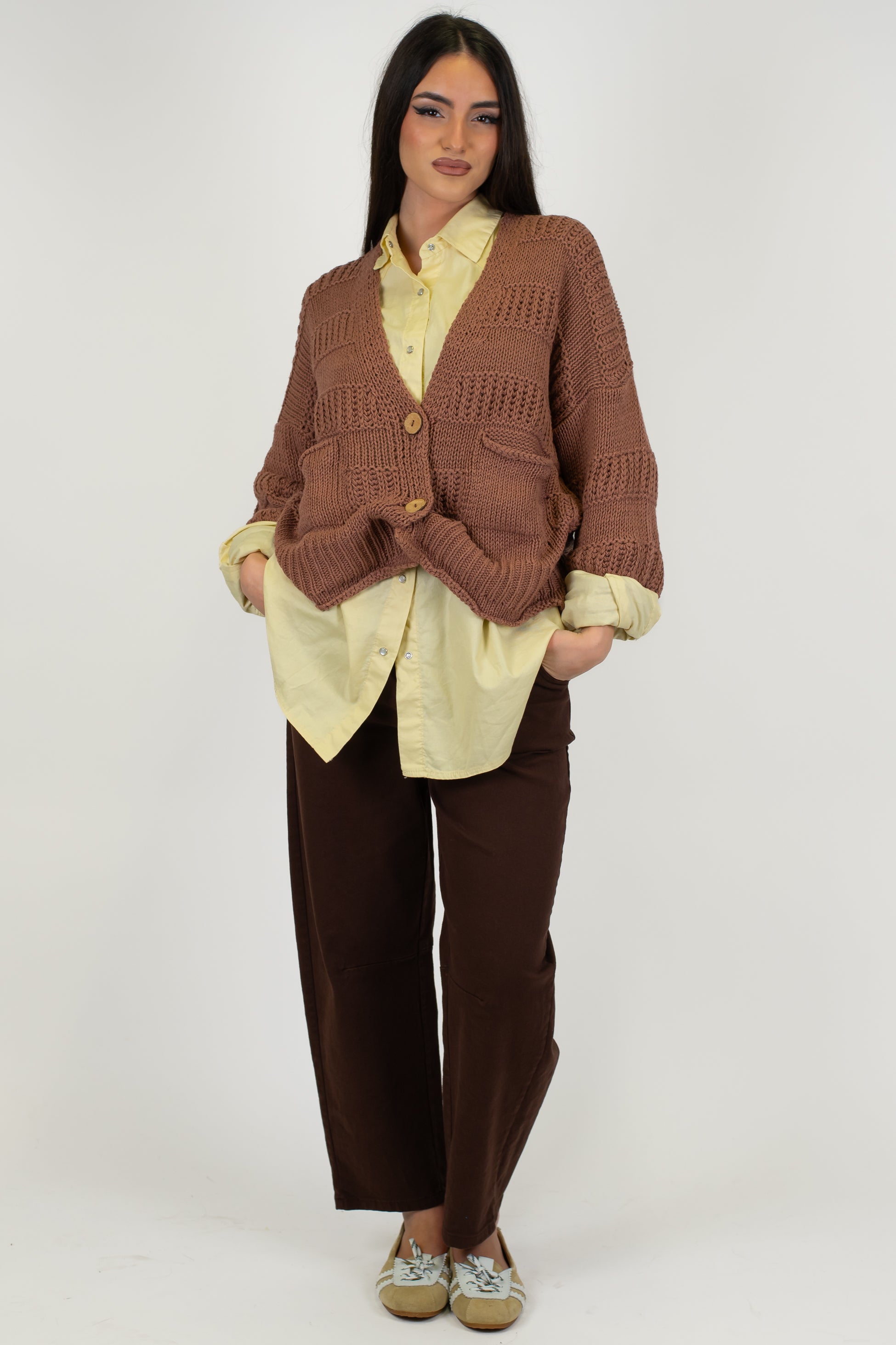 Haveone - Pantalone balloon con elastico sul retro