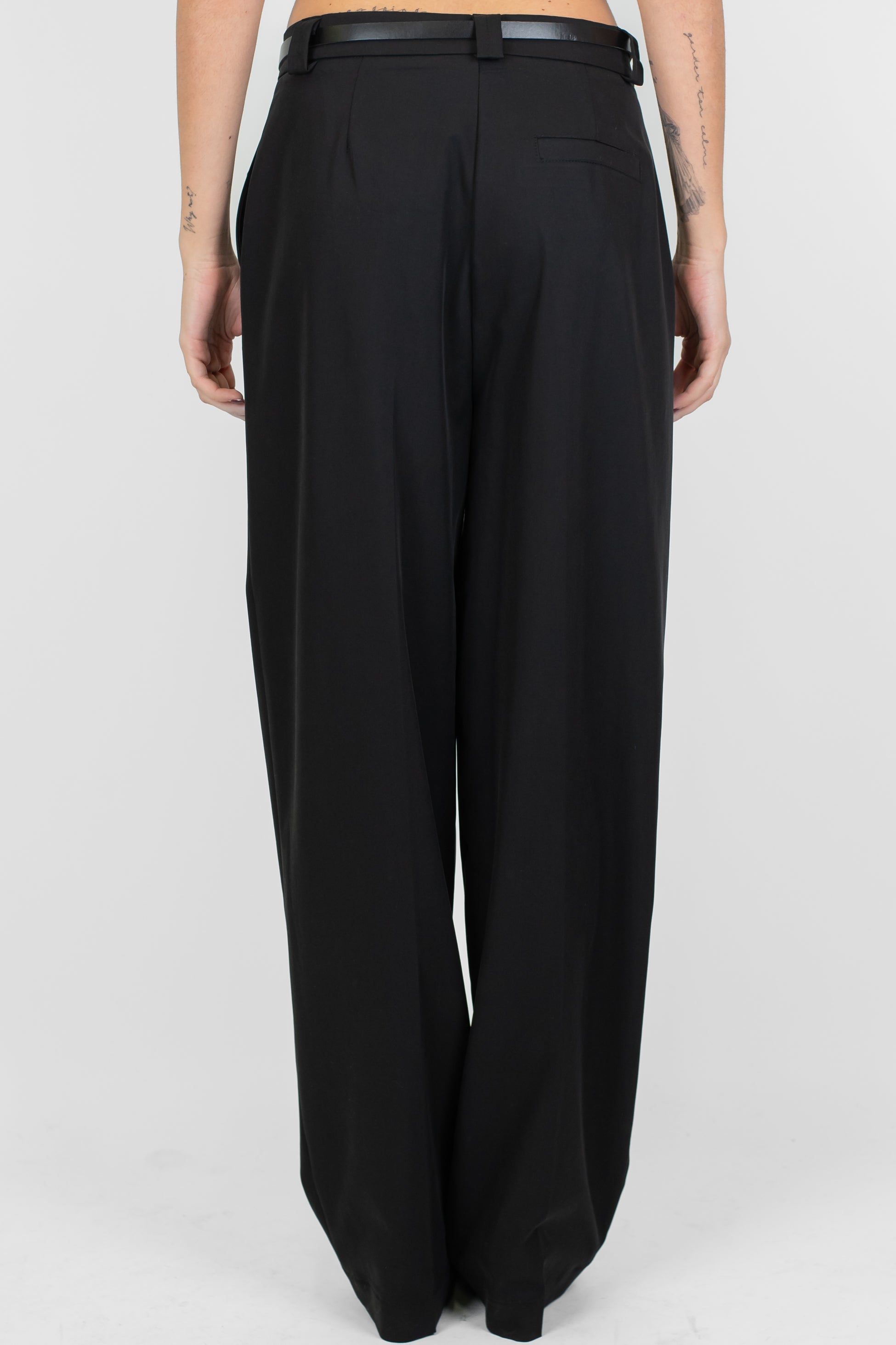 Maryley - Pantalone palazzo in tencel
