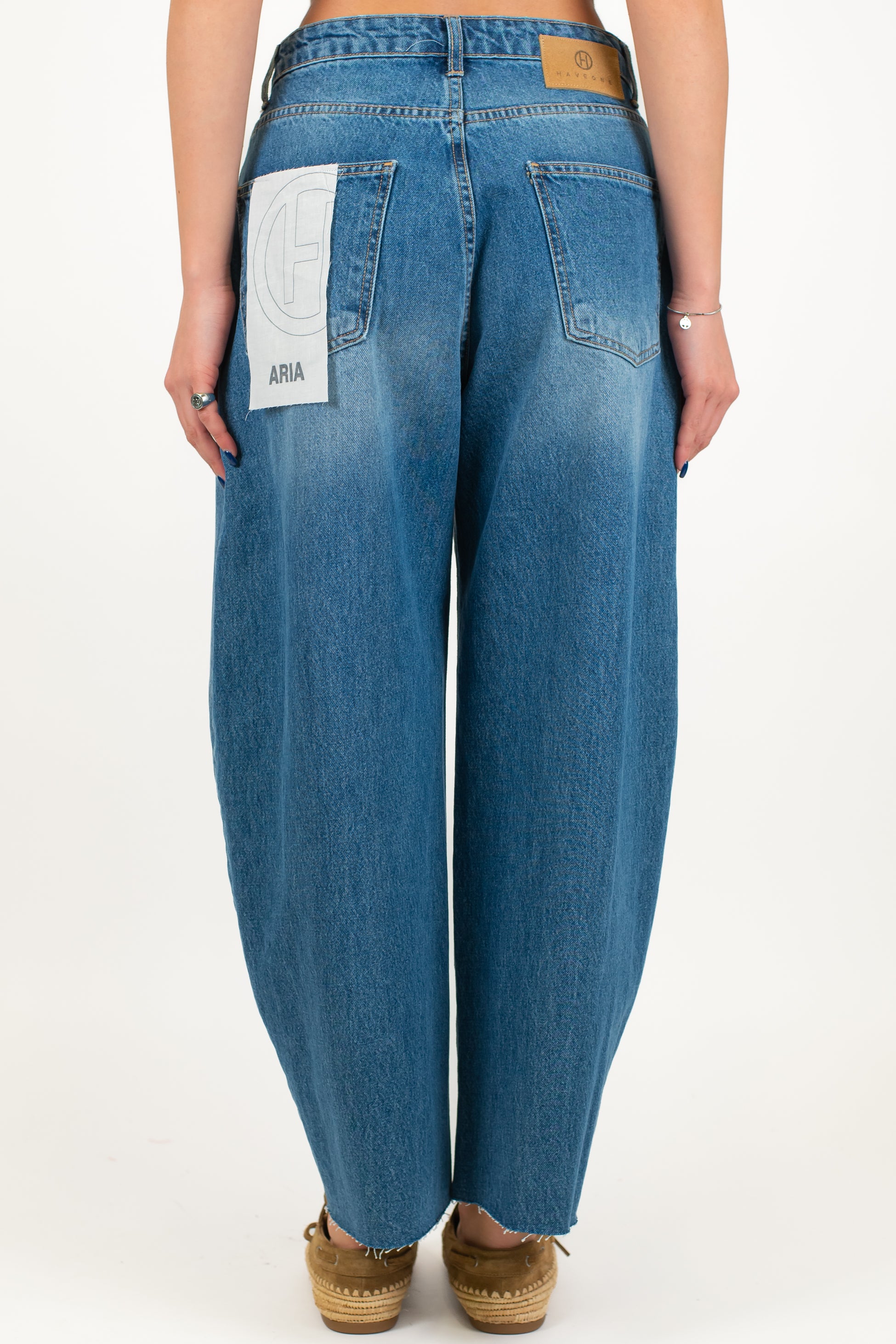 Haveone - Jeans balloon lavaggio intermedio modello Aria