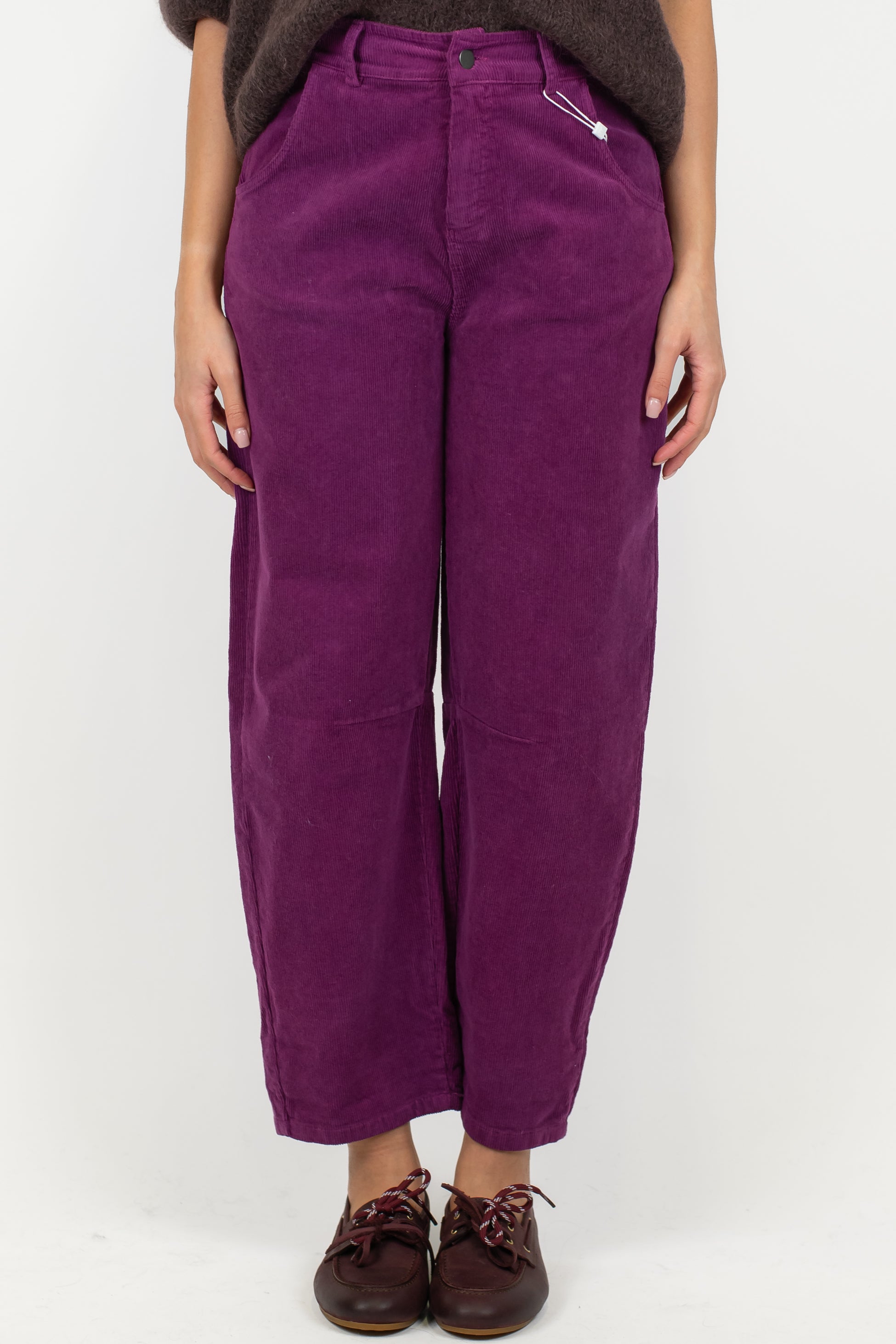 Motel - Pantalone balloon in velluto a coste con elastico sul retro