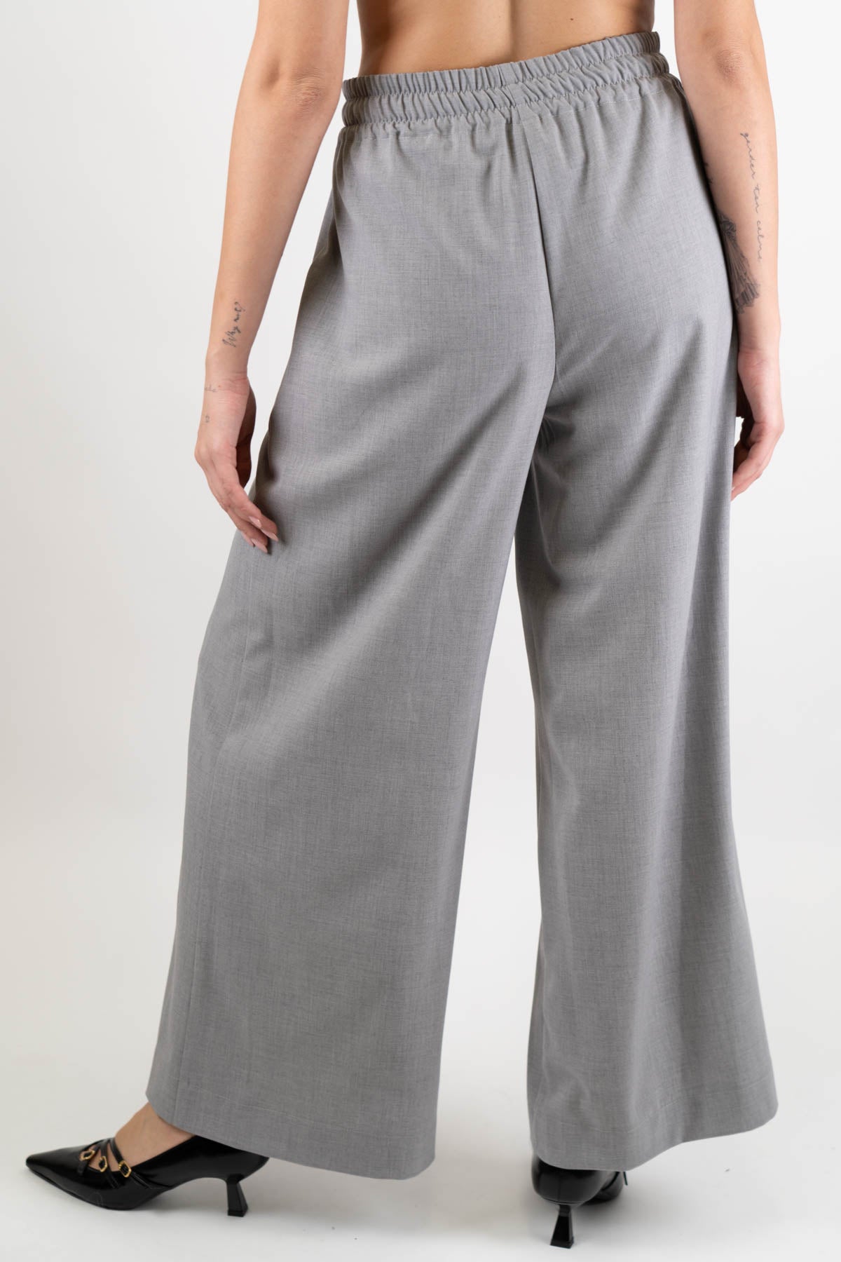 Tensione in - Pantalone palazzo con coulisse