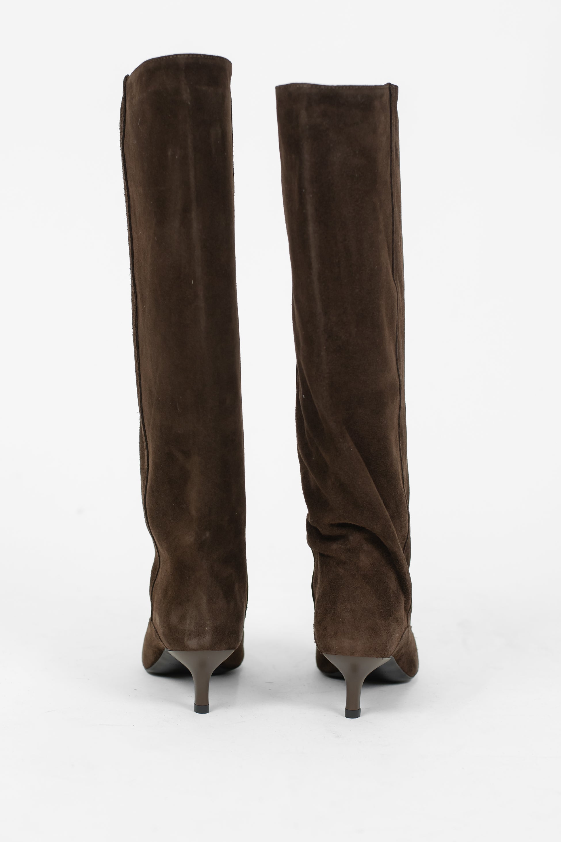 Ovyé - Stivale alto in camoscio con tacchetto