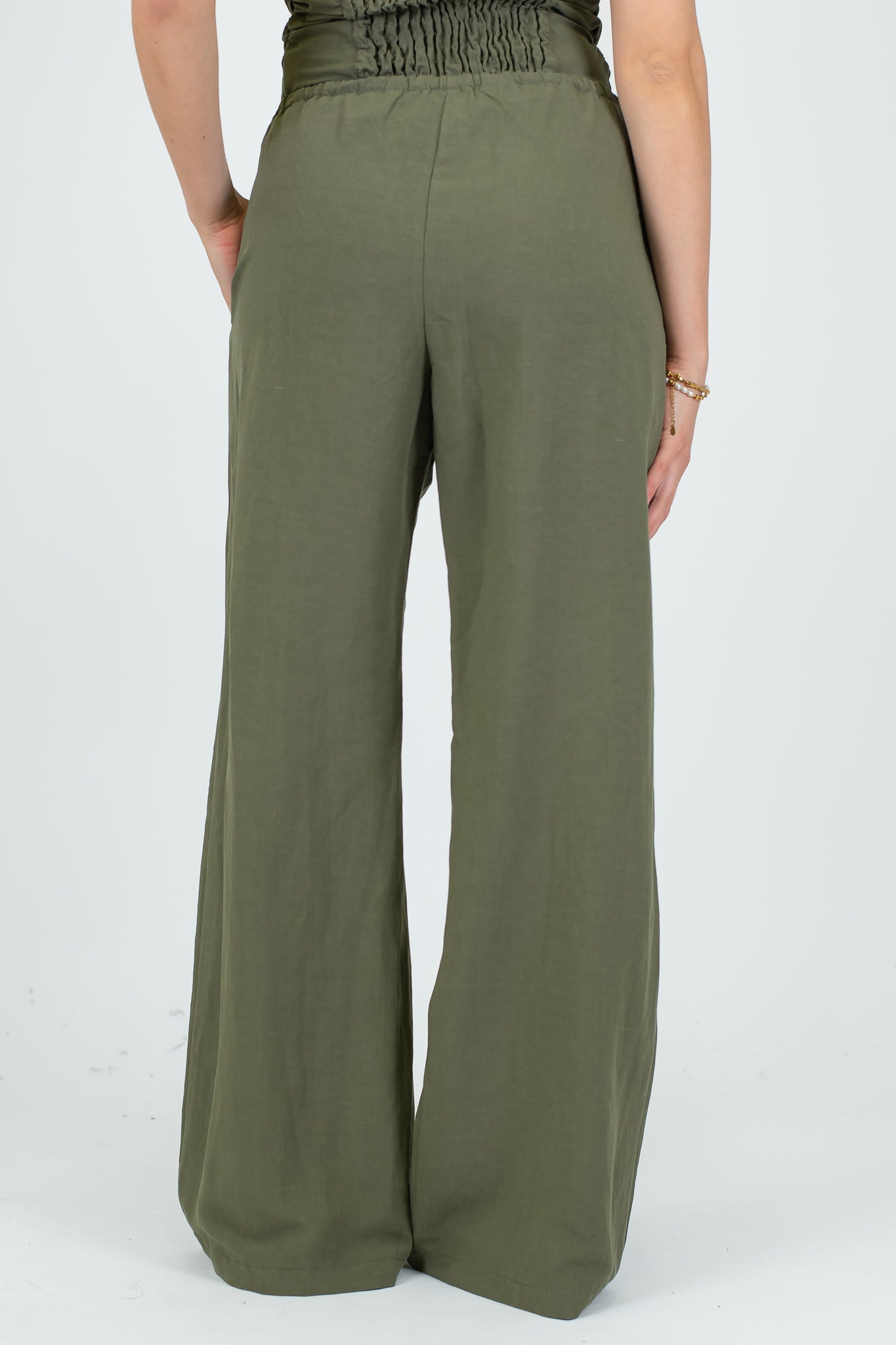 Tensione in - Coordinato pantalone e top a fascia