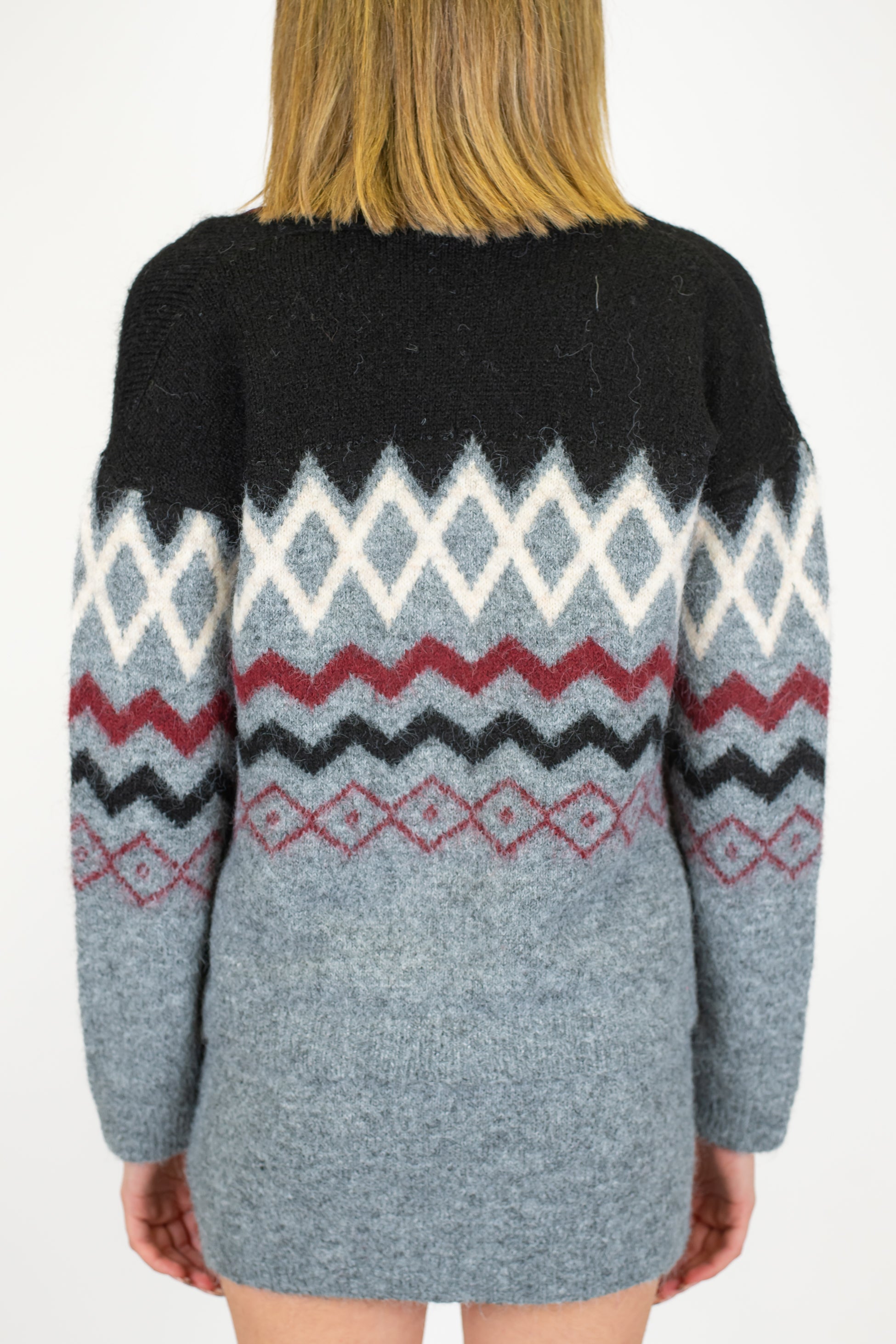 Haveone - Coordinato in maglia con cardigan e minigonna in misto lana