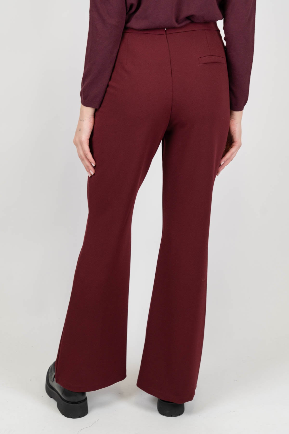 Haveone - Pantalone trombetta elasticizzato