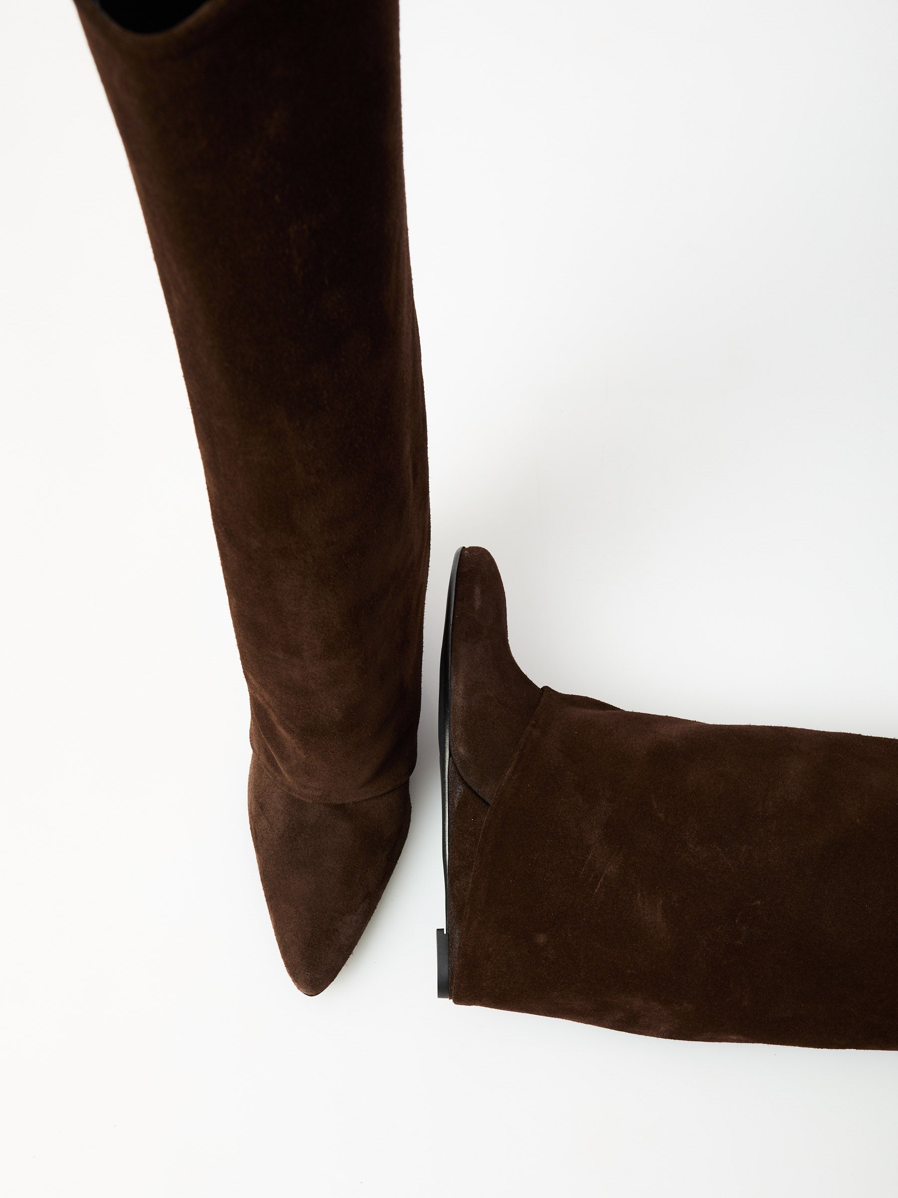 Ovyè - Stivale In Camoscio Con Zeppa interna