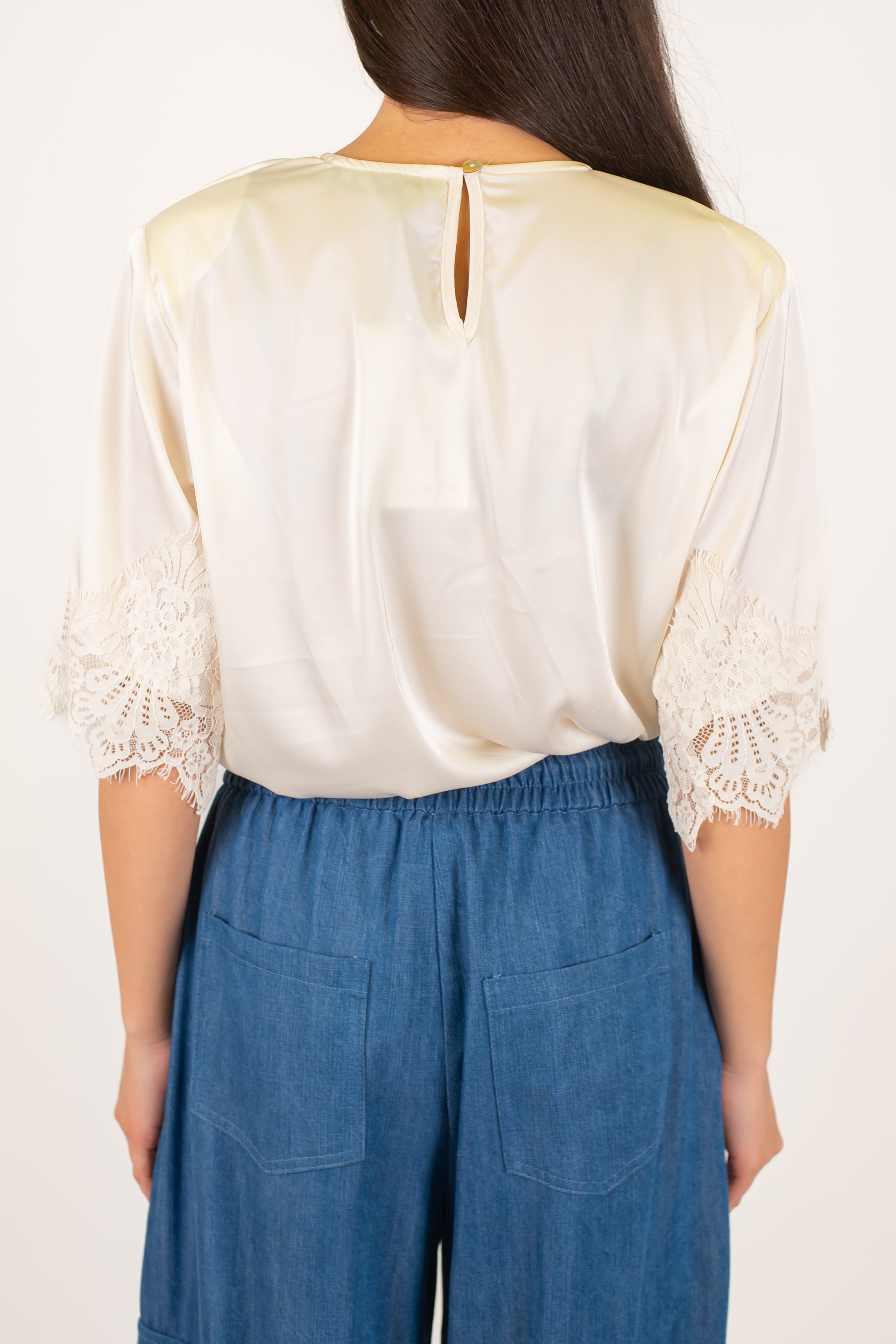 Haveone - Body mezzamanica con passamanerie