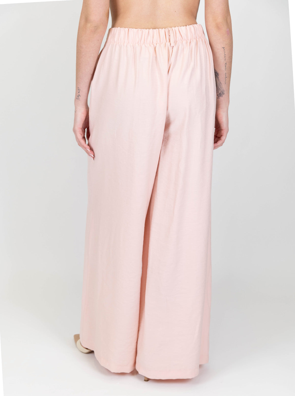 Motel - Pantalone palazzo in modal con elastico sul retro