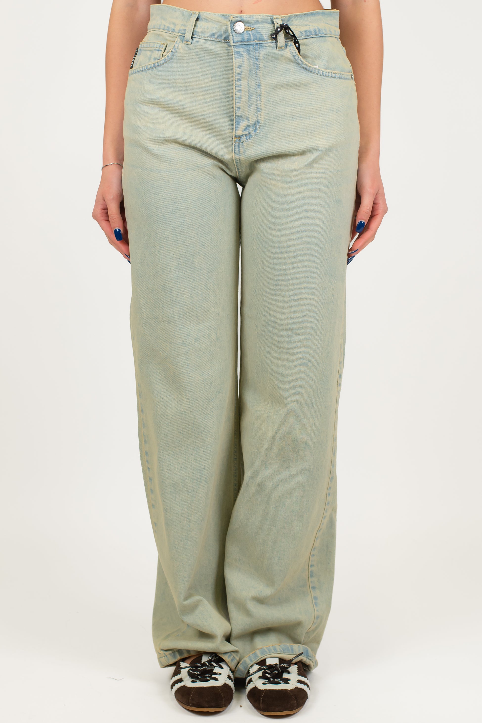 Haveone - Jeans regular lavaggia sabbiato chiaro modello London