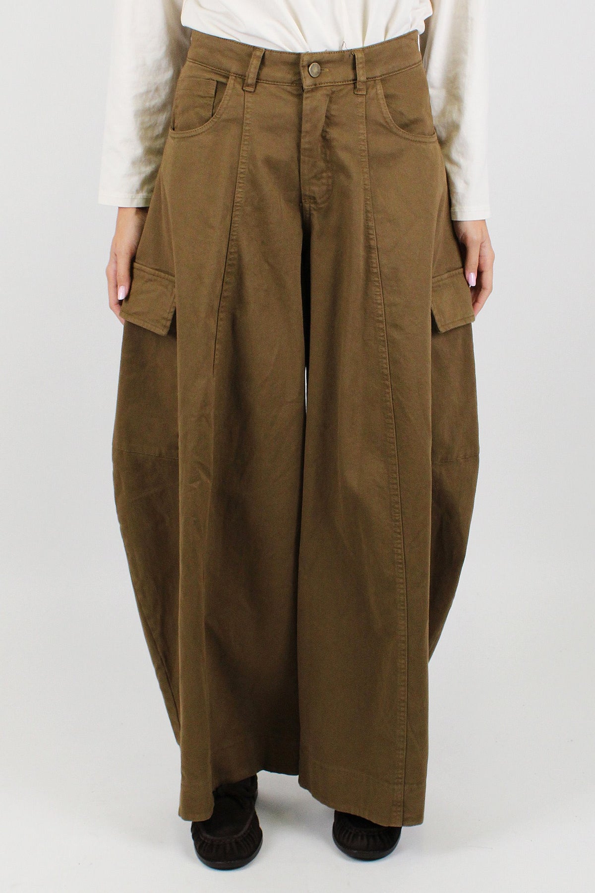 Motel - Pantalone barrell cargo