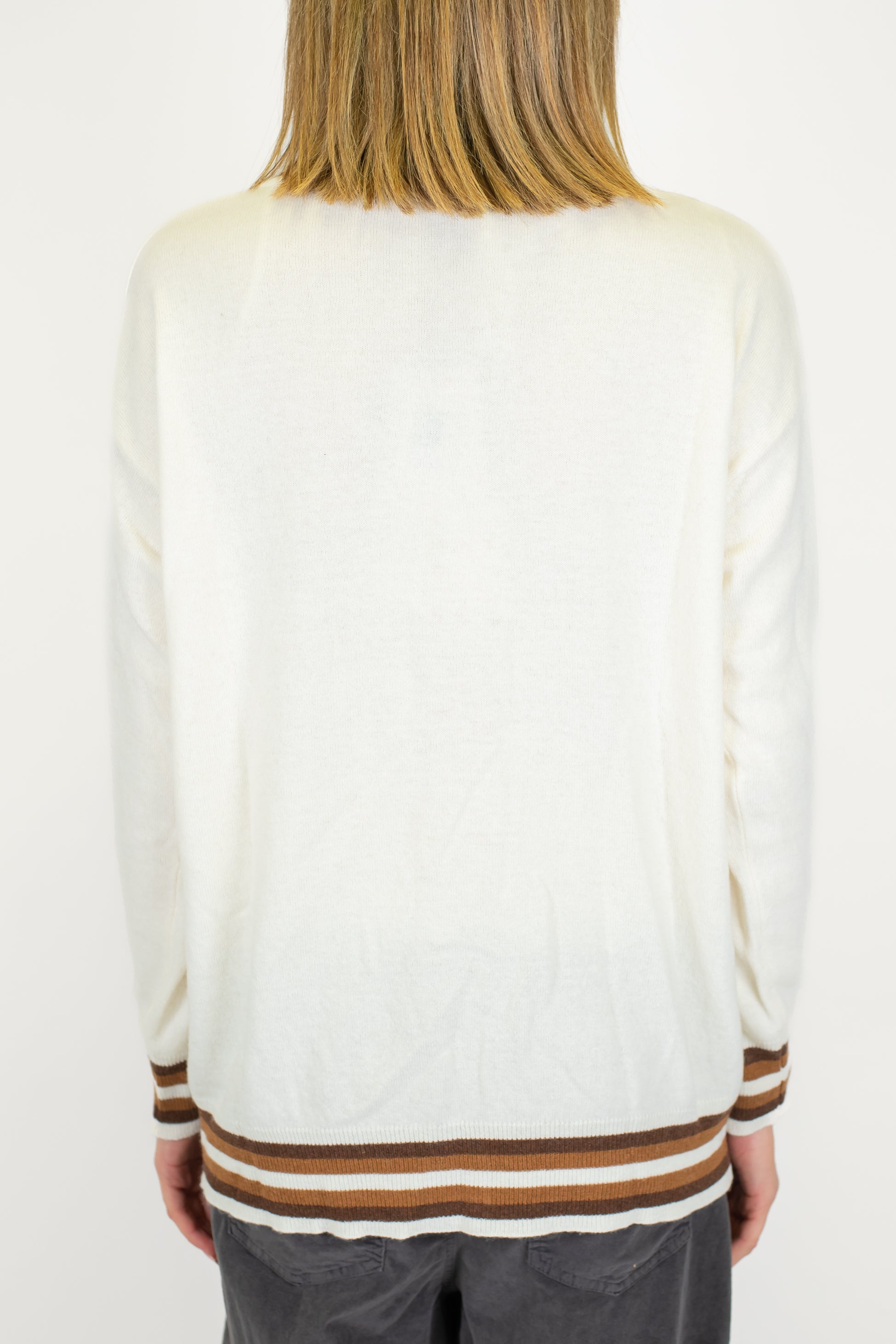 Motel - Cardigan in misto lana/viscosa con rombi