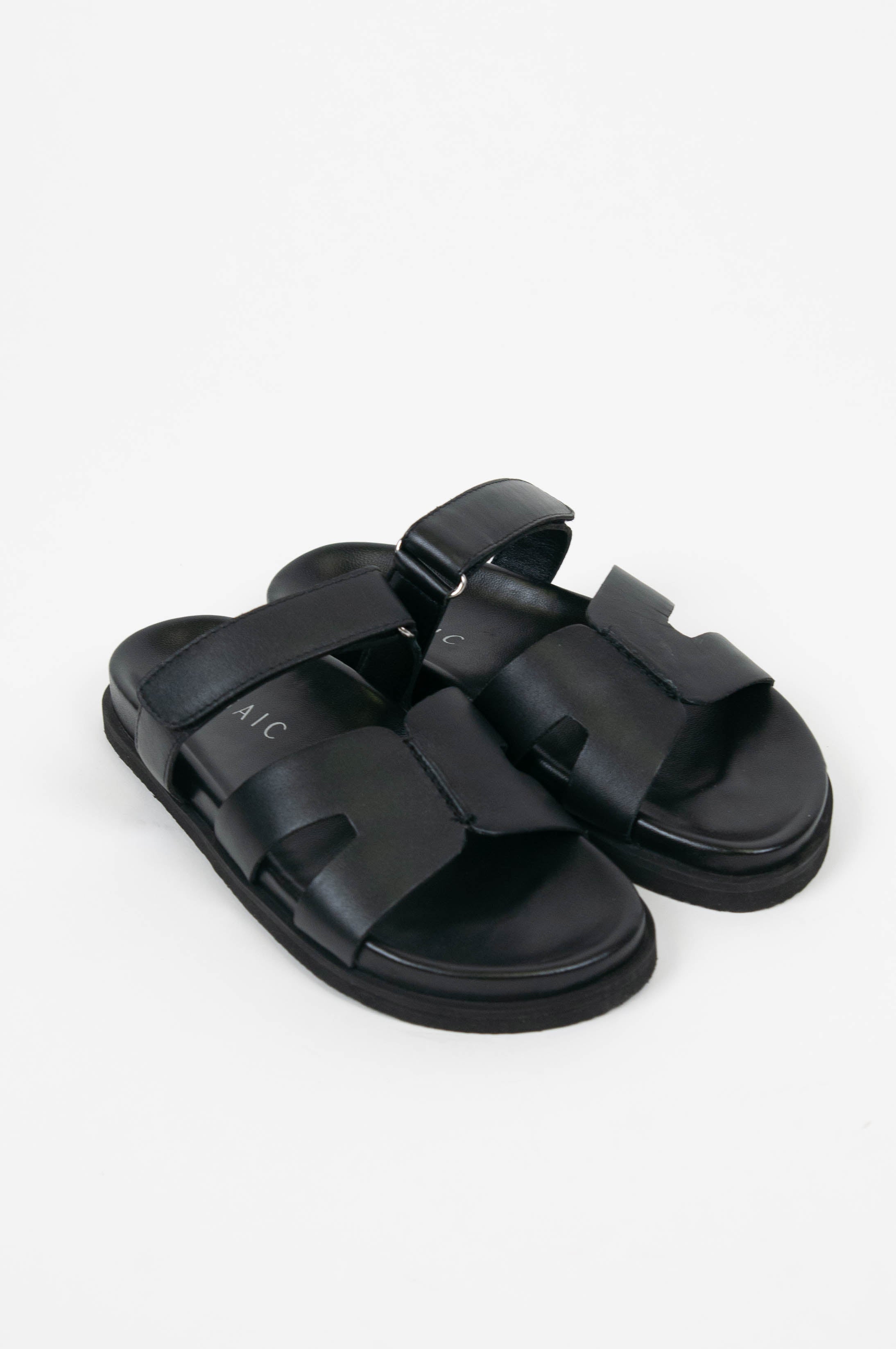 Mosaic - Leather sandal with soft bands