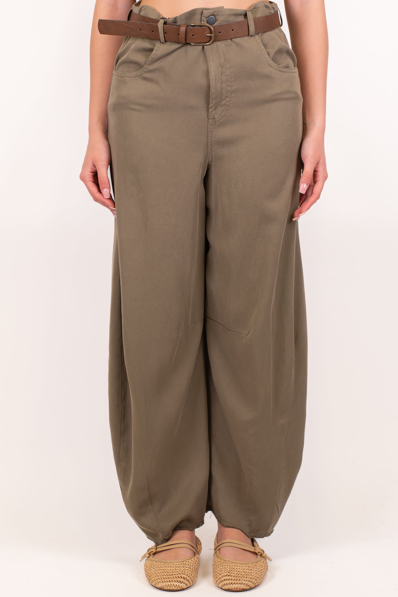 Tensione in - Pantalone balloon in lyocell