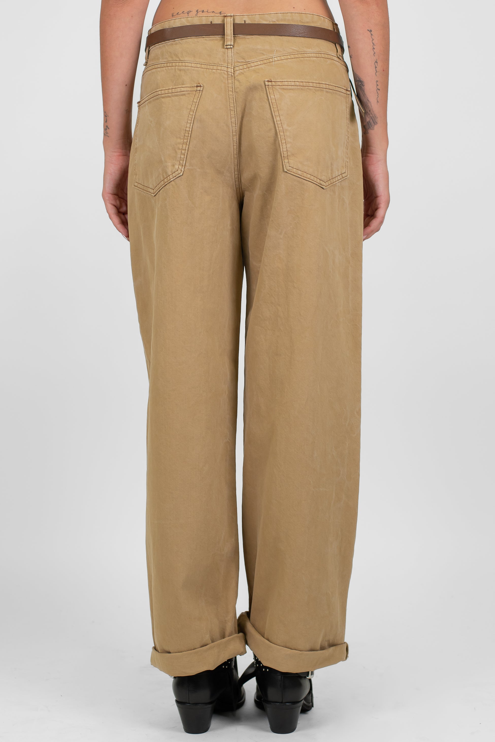 Motel - Pantalone regular in denim colorato