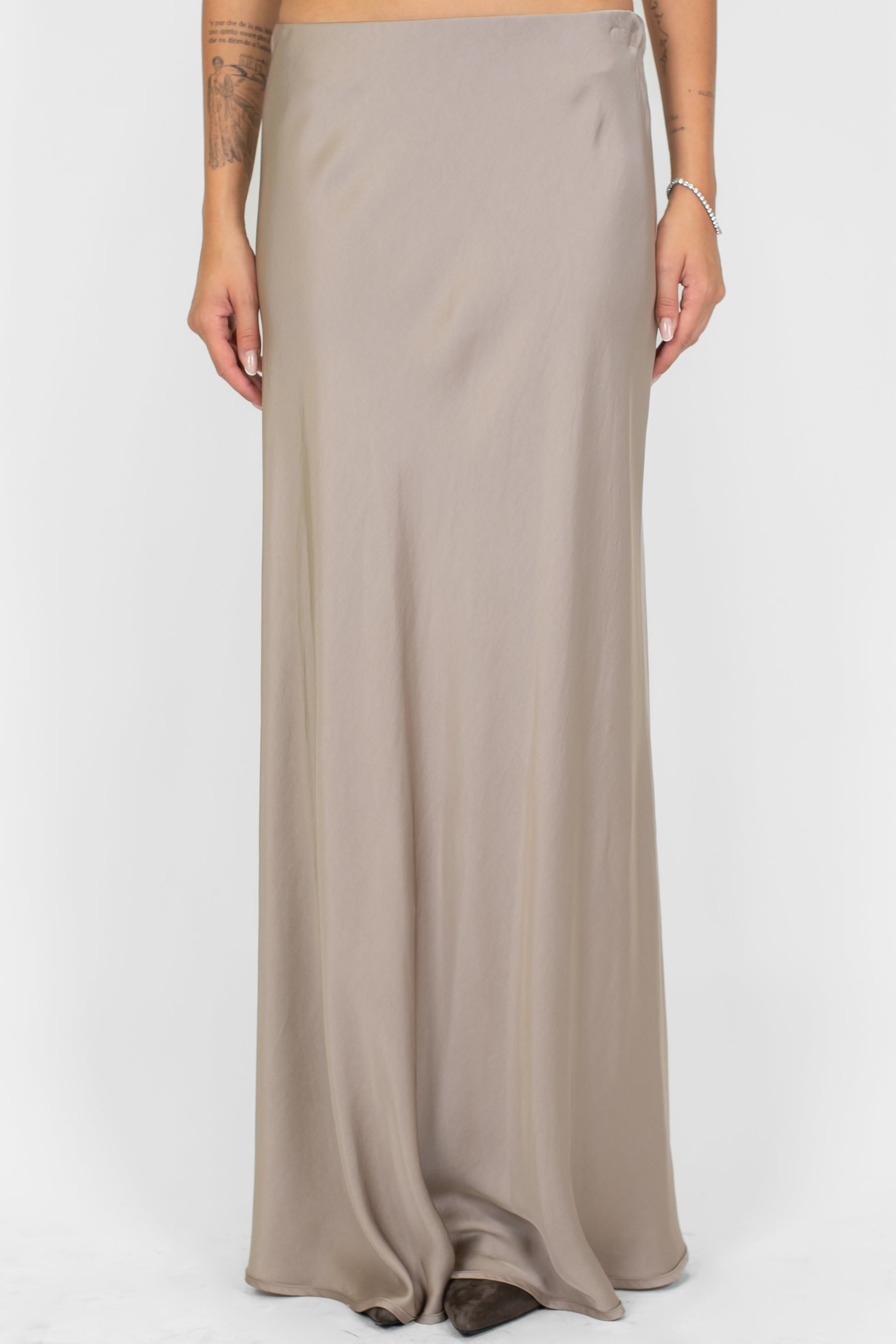 Tensione in - Gonna in viscosa con elastico in vita