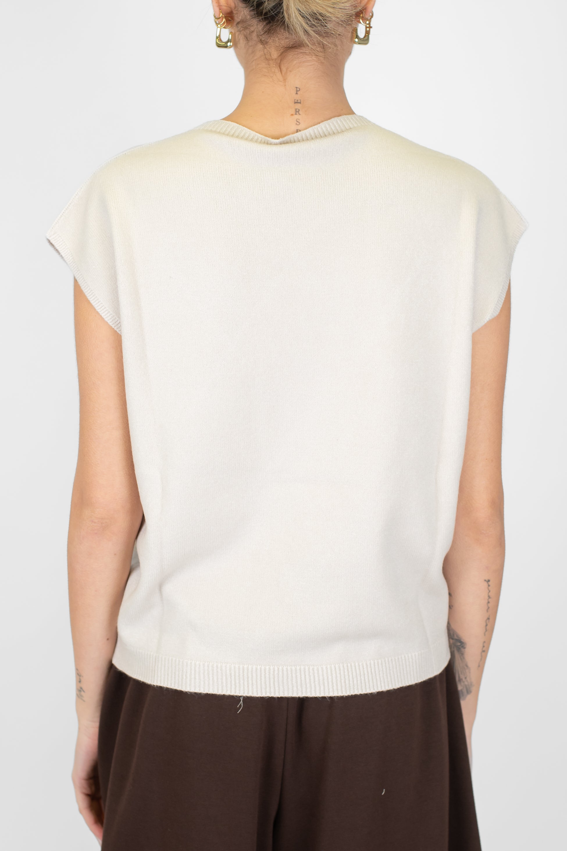 Motel - Gilet fantasia rombi ricamati