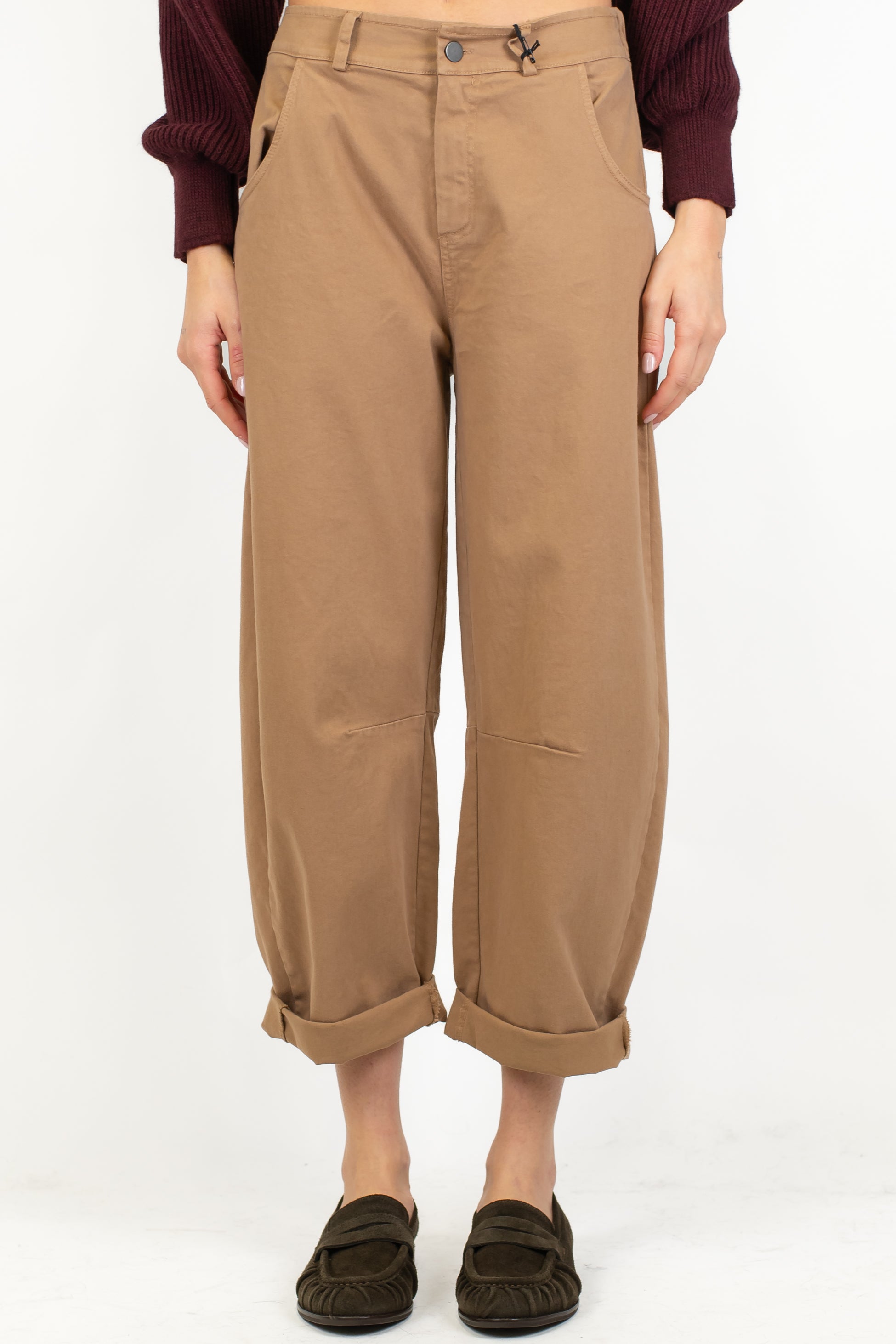 Tensione in - Pantalone balloon in cotone invernale