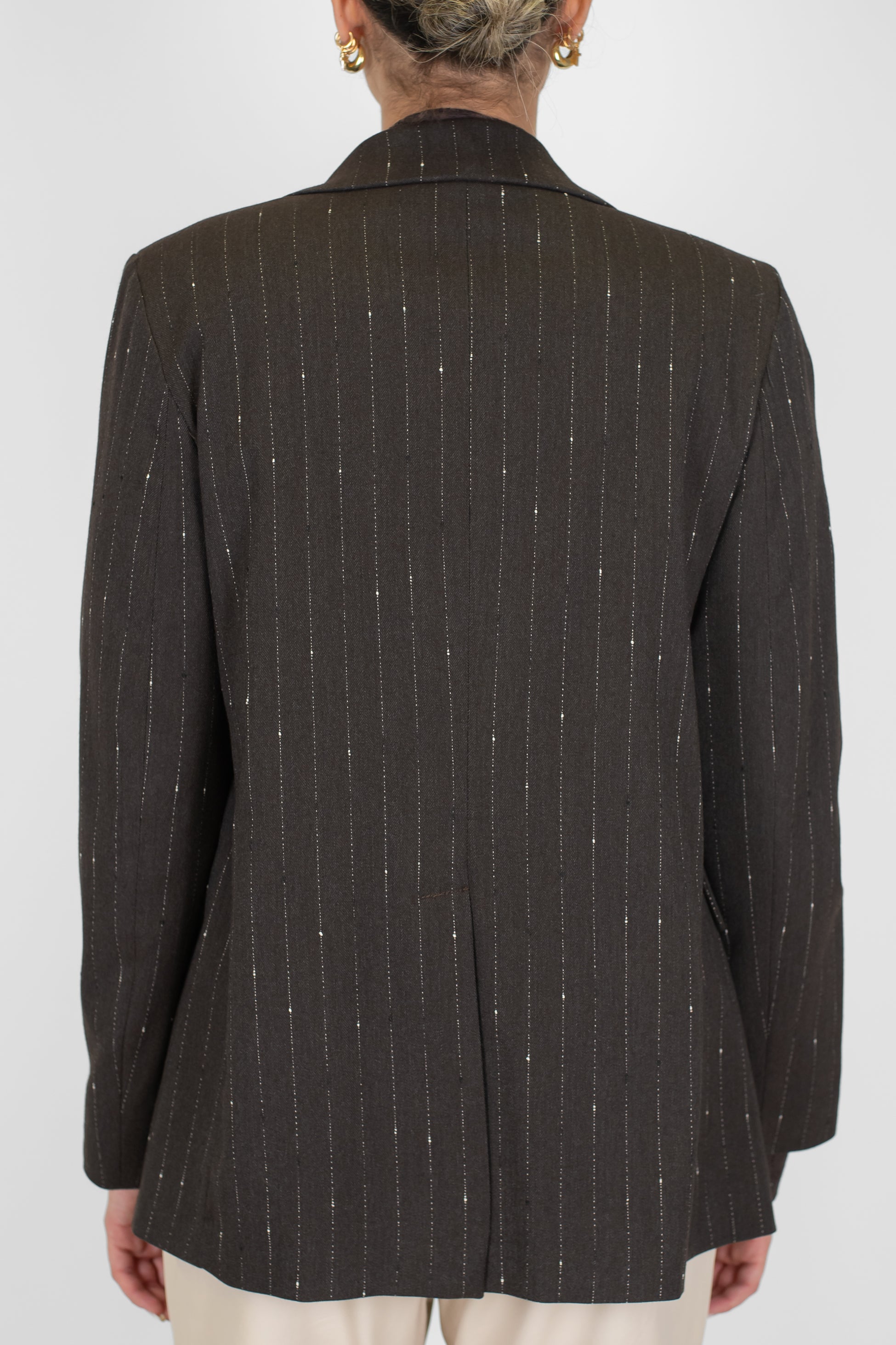 Maryley - Giacca doppiopetto gessata