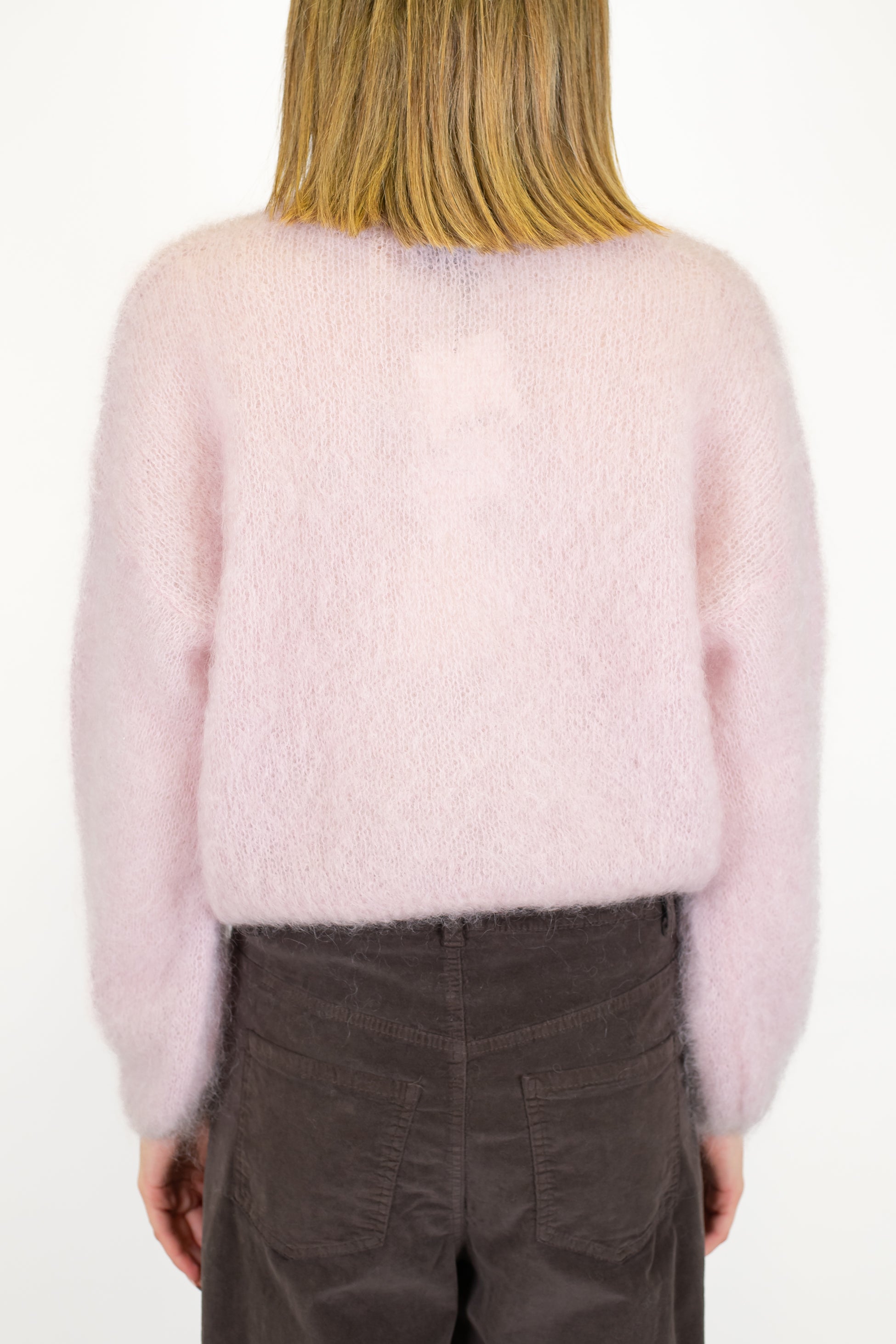 Dixie - Cardigan doppiopetto in lana mohair