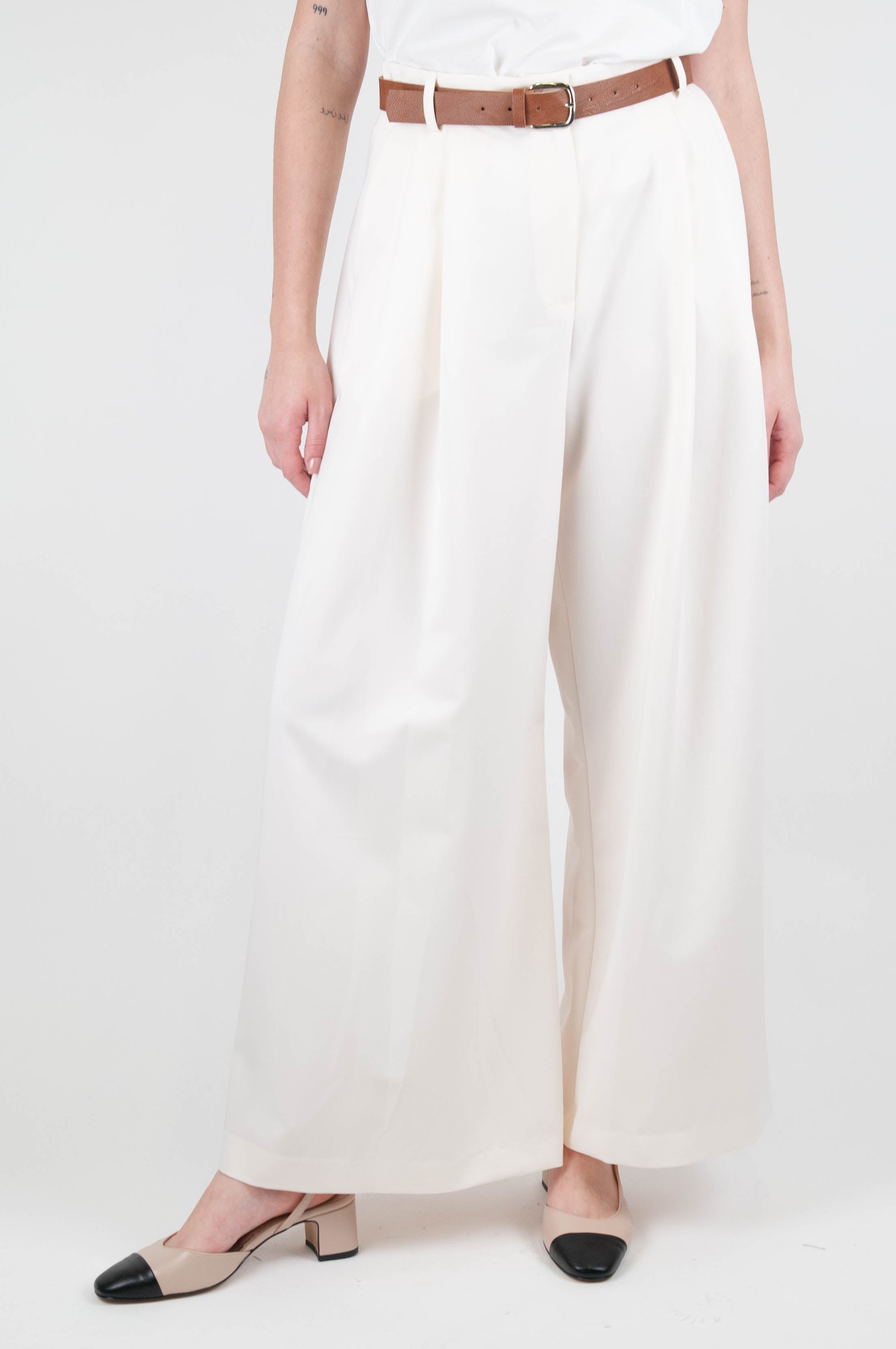 Motel - Palazzo trousers with pleats