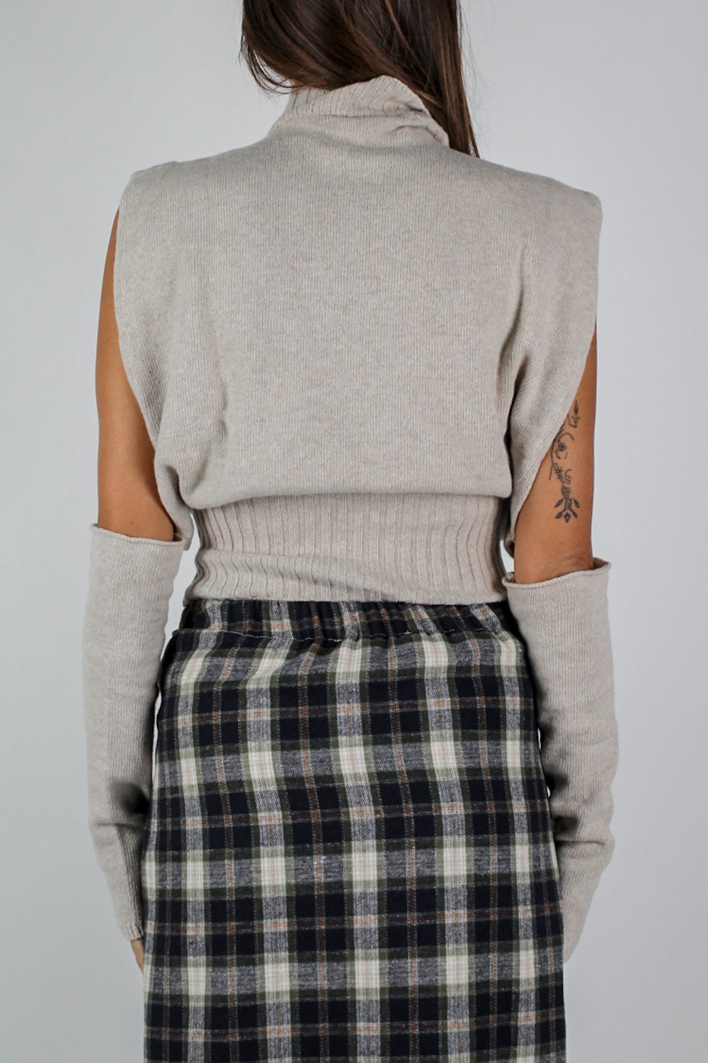 Maryley - Lupetto con manicotti in misto lana e cashmere